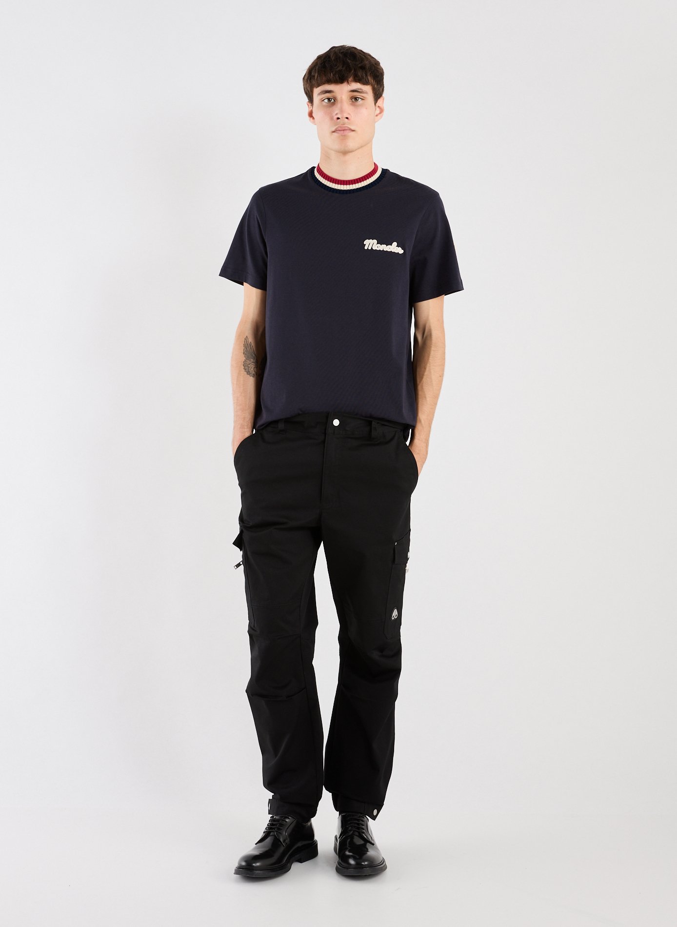 Classic Cotton T-Shirt MONCLER Blue