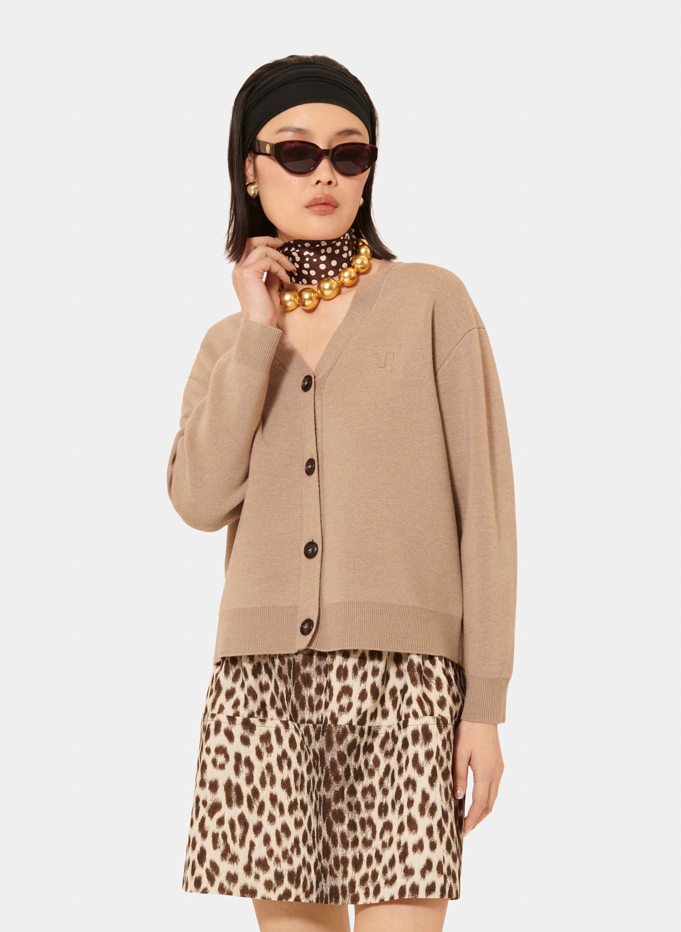 Gilet gibus TARA JARMON Marron