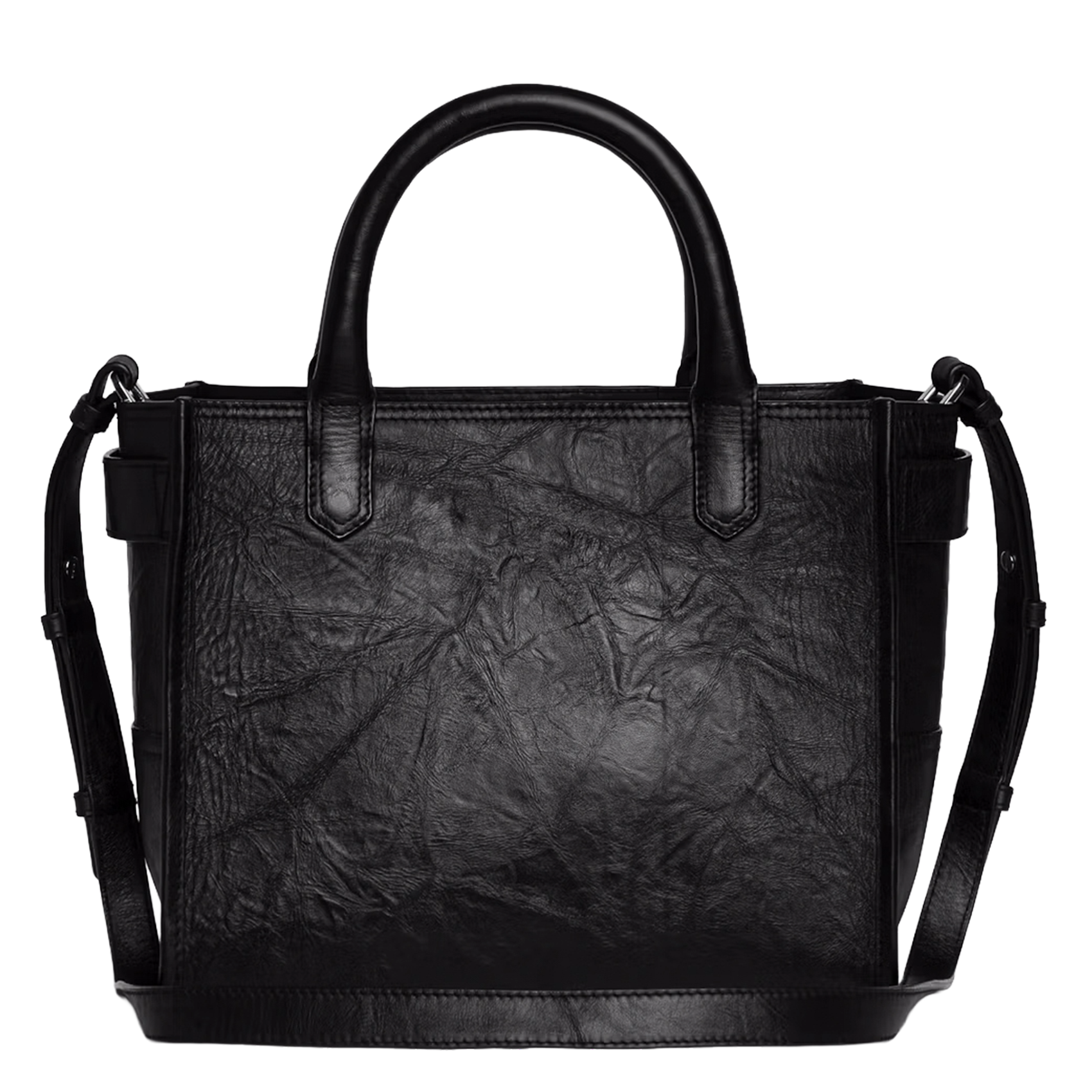 Sac à main en cuir angel ZADIG&VOLTAIRE Noir