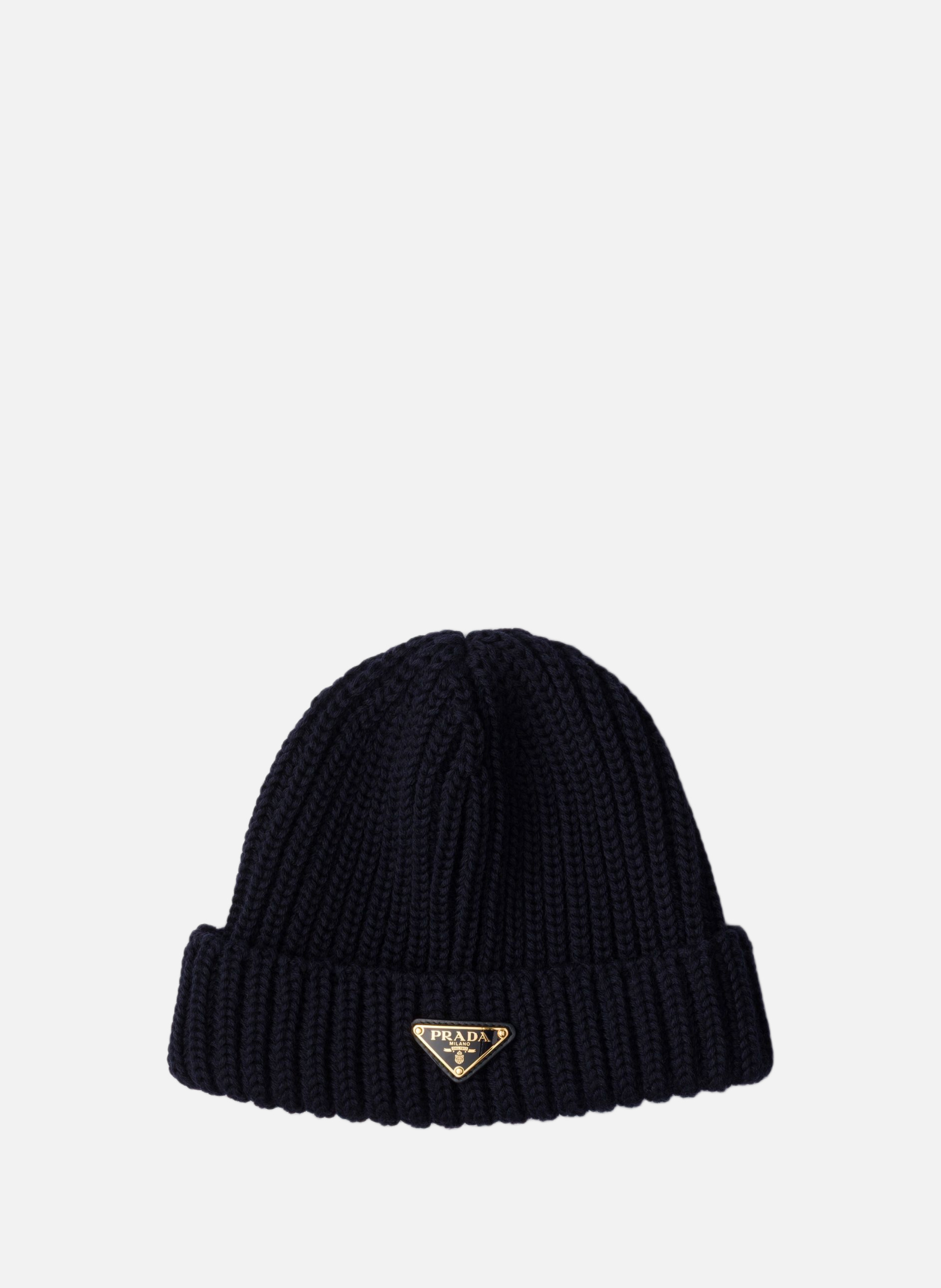 Bonnet en laine PRADA Bleu