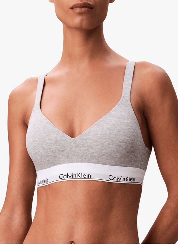 Brassière en coton mélangé | Gris by CALVIN KLEIN Brassière en coton mélangé Gris