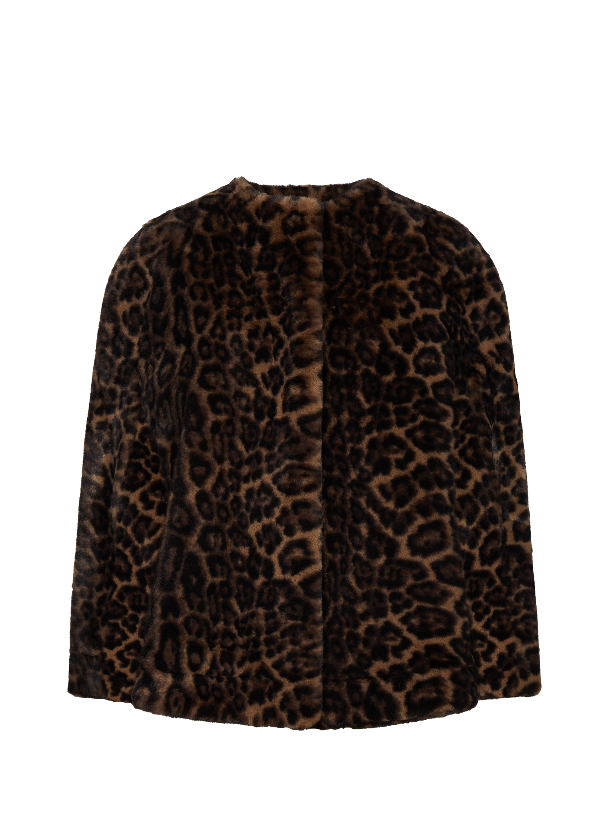 APPARIS Manteau à imprimé léopard sans manches Multicolore