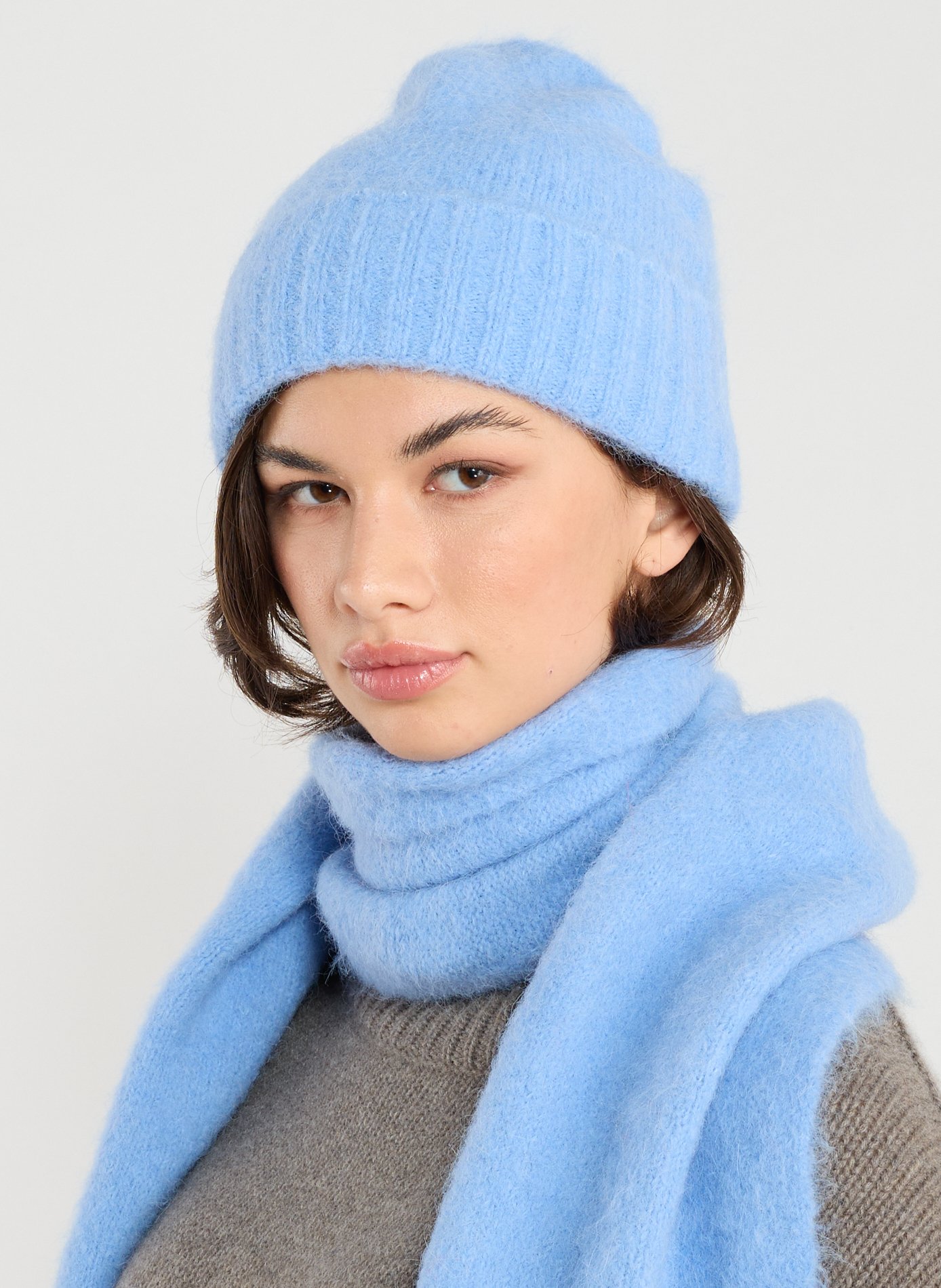 Sajeanne Beanie SAMSOE SAMSOE Blue