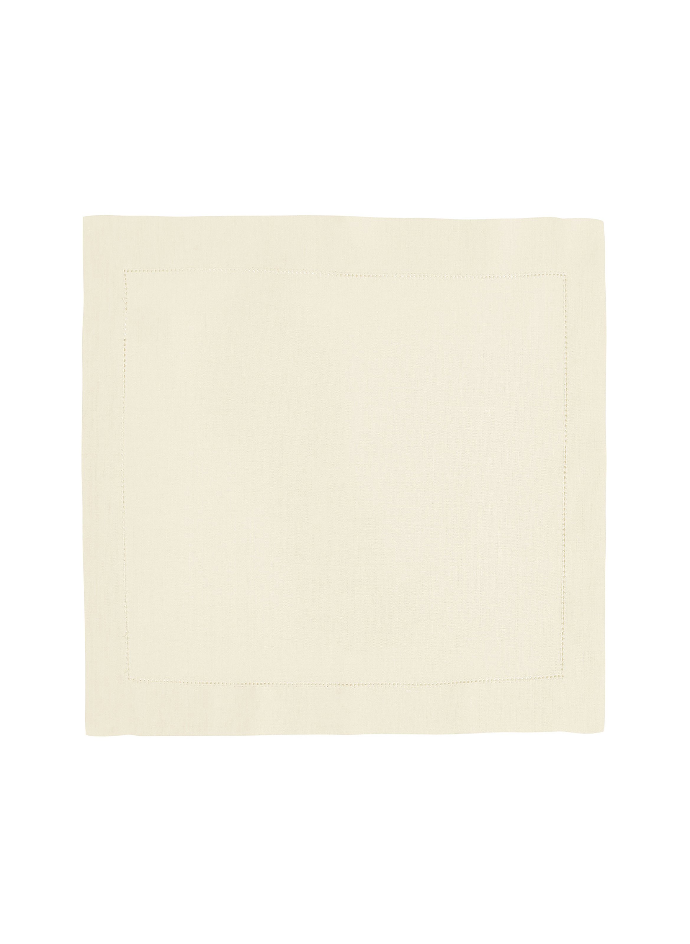 Set de table uni en lin, florence ALEXANDRE TURPAULT Blanc