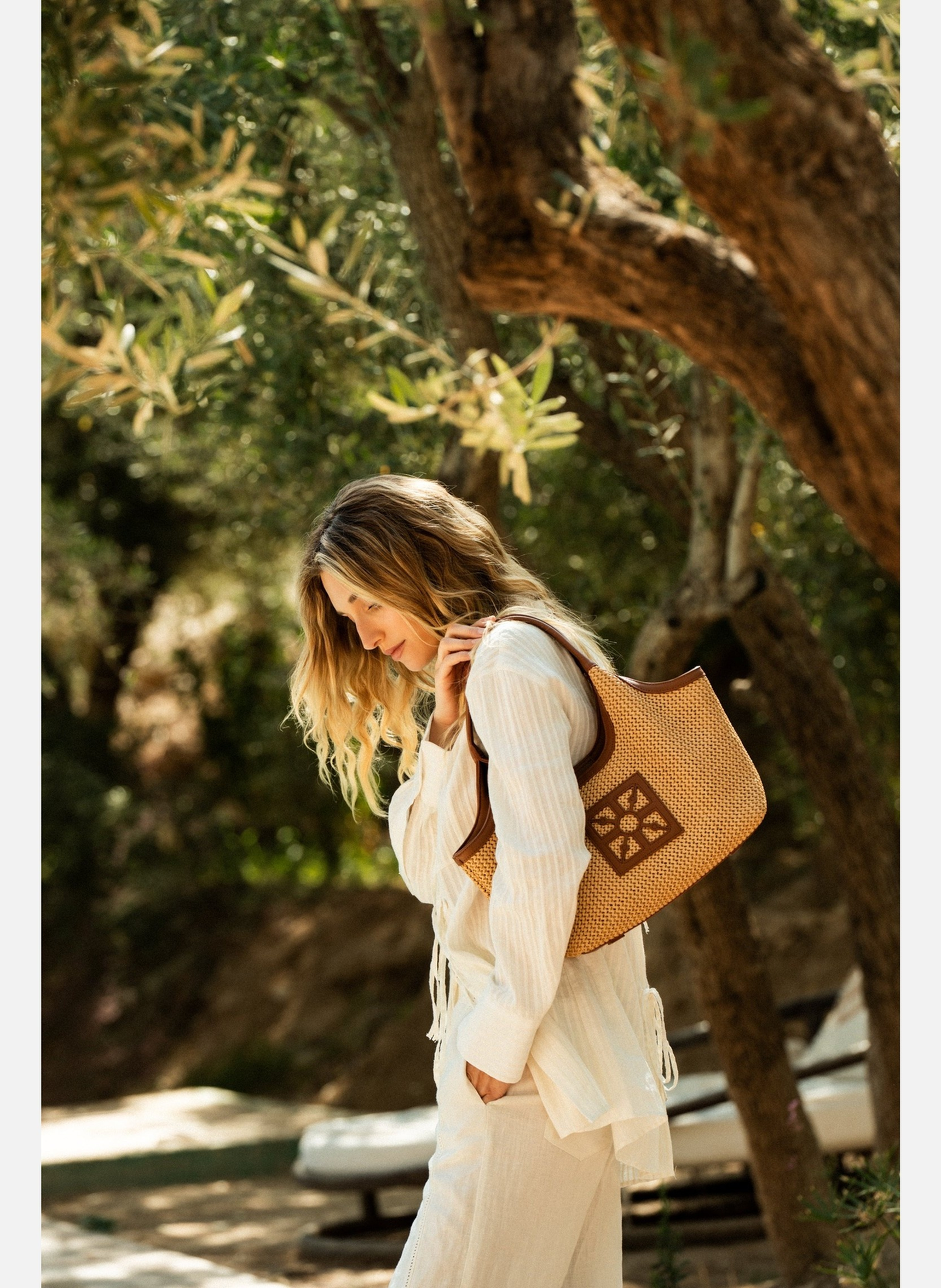 Riviera | sac porté épaule POURCHET Doré