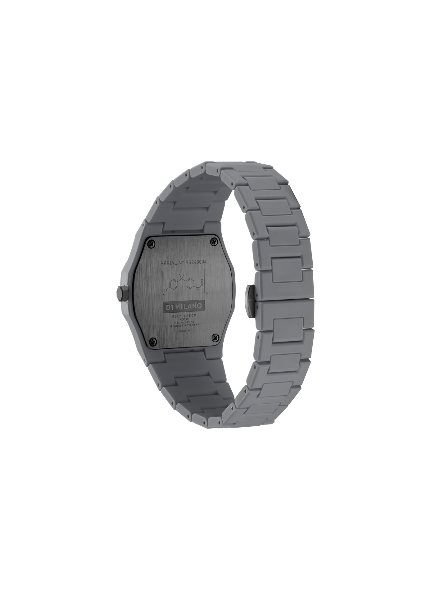 Montre Akebia en polycarbonate D1 MILANO Gris