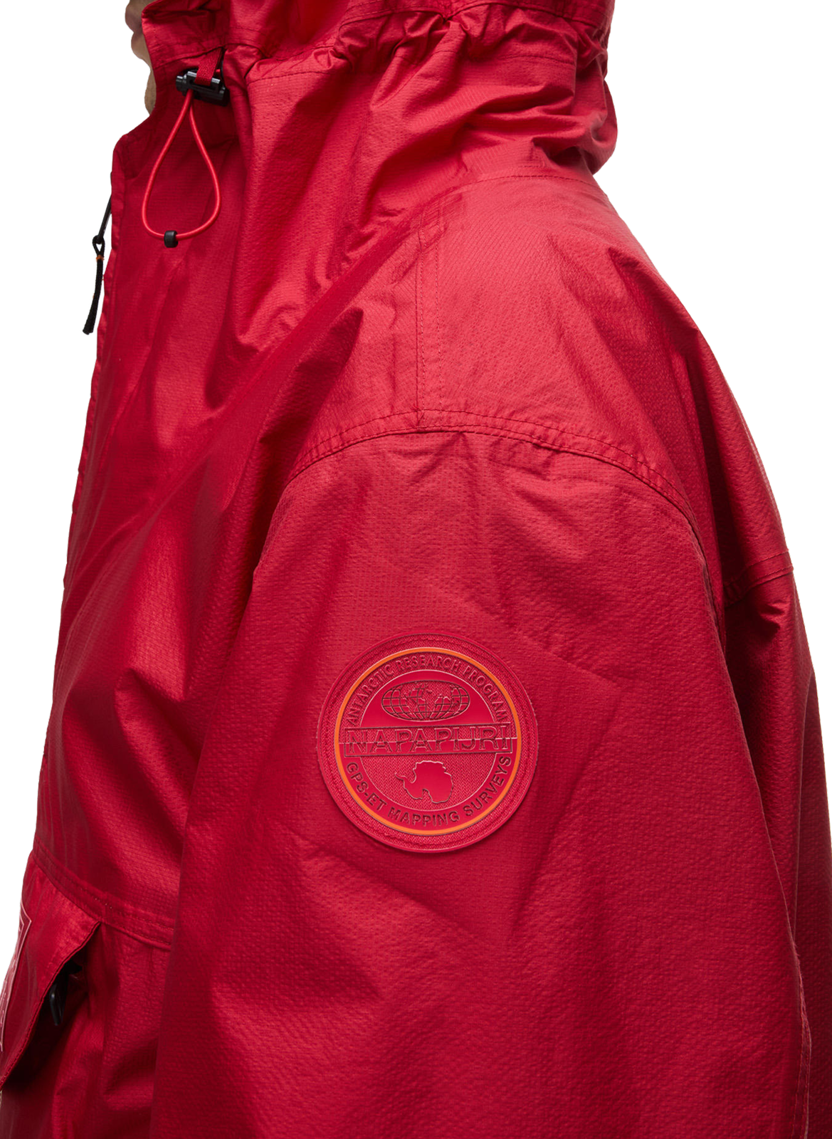 Veste anorak Rainforest à capuche NAPAPIJRI Rouge