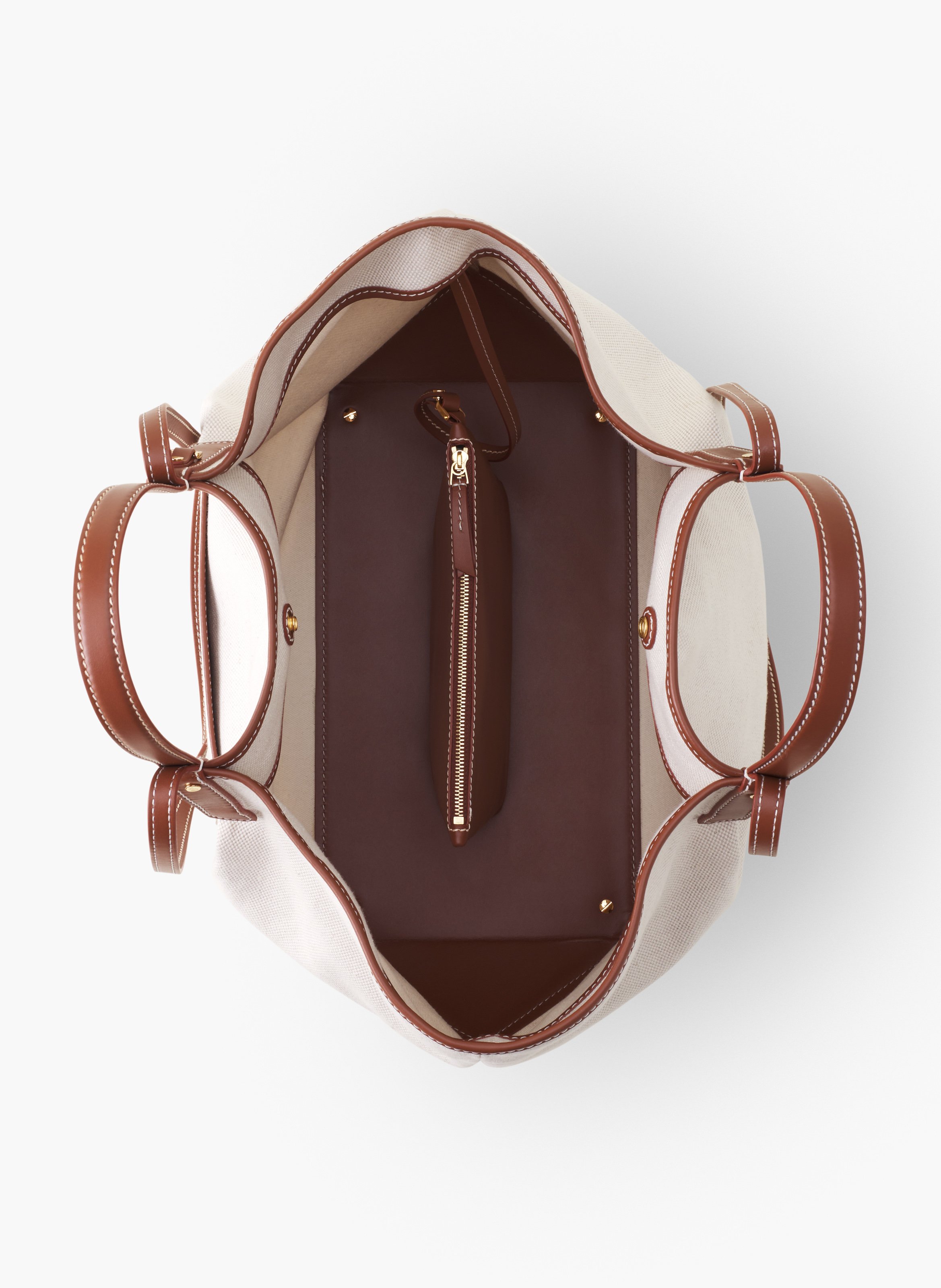 Sac cabas catch en canvas LANVIN Beige