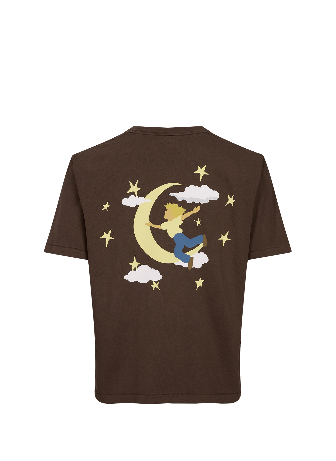 Cotton round-neck T-shirt KIDSUPER Brown