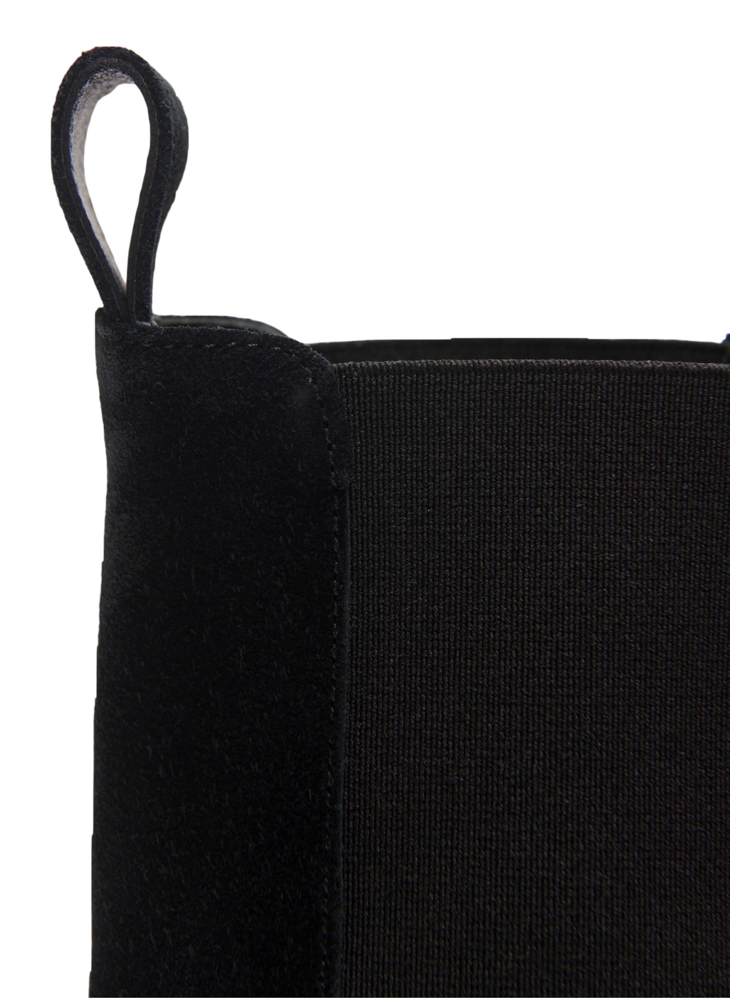 Boots chelsea anthem en cuir suédé BALMAIN Noir