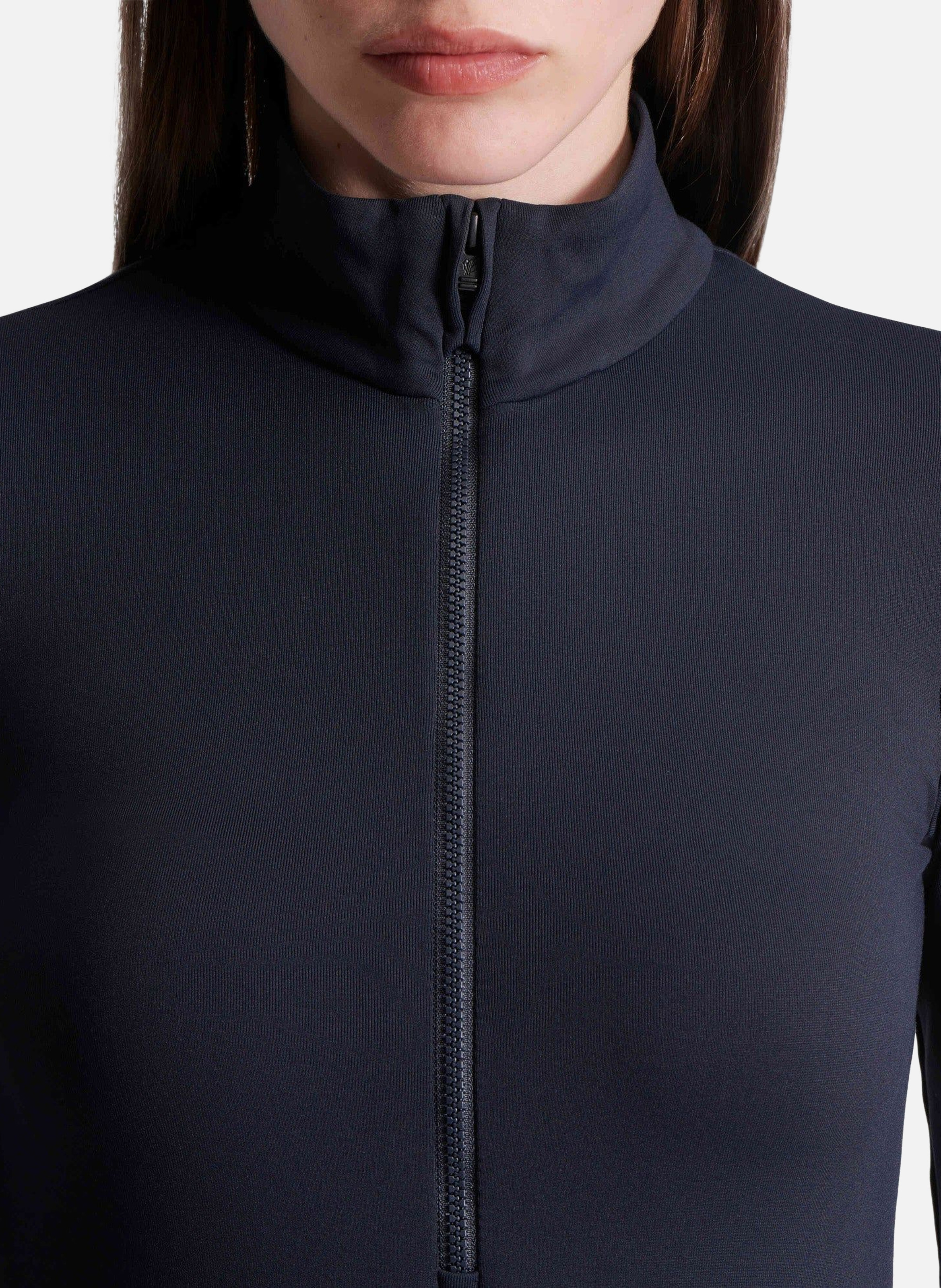 Sous pull gemini col montant coupe ajustée FUSALP Bleu