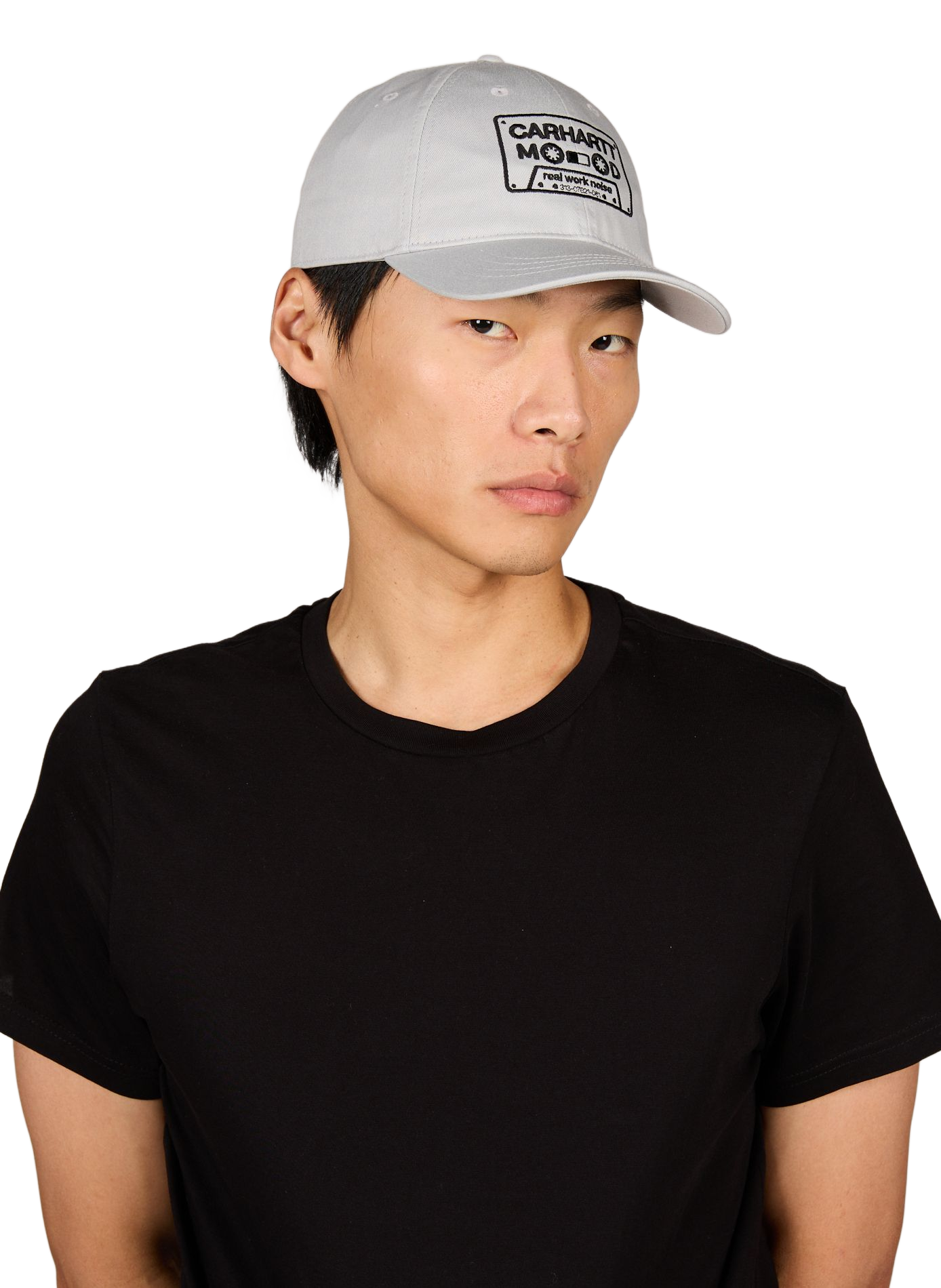 Embroidered cotton baseball cap CARHARTT WIP Grey