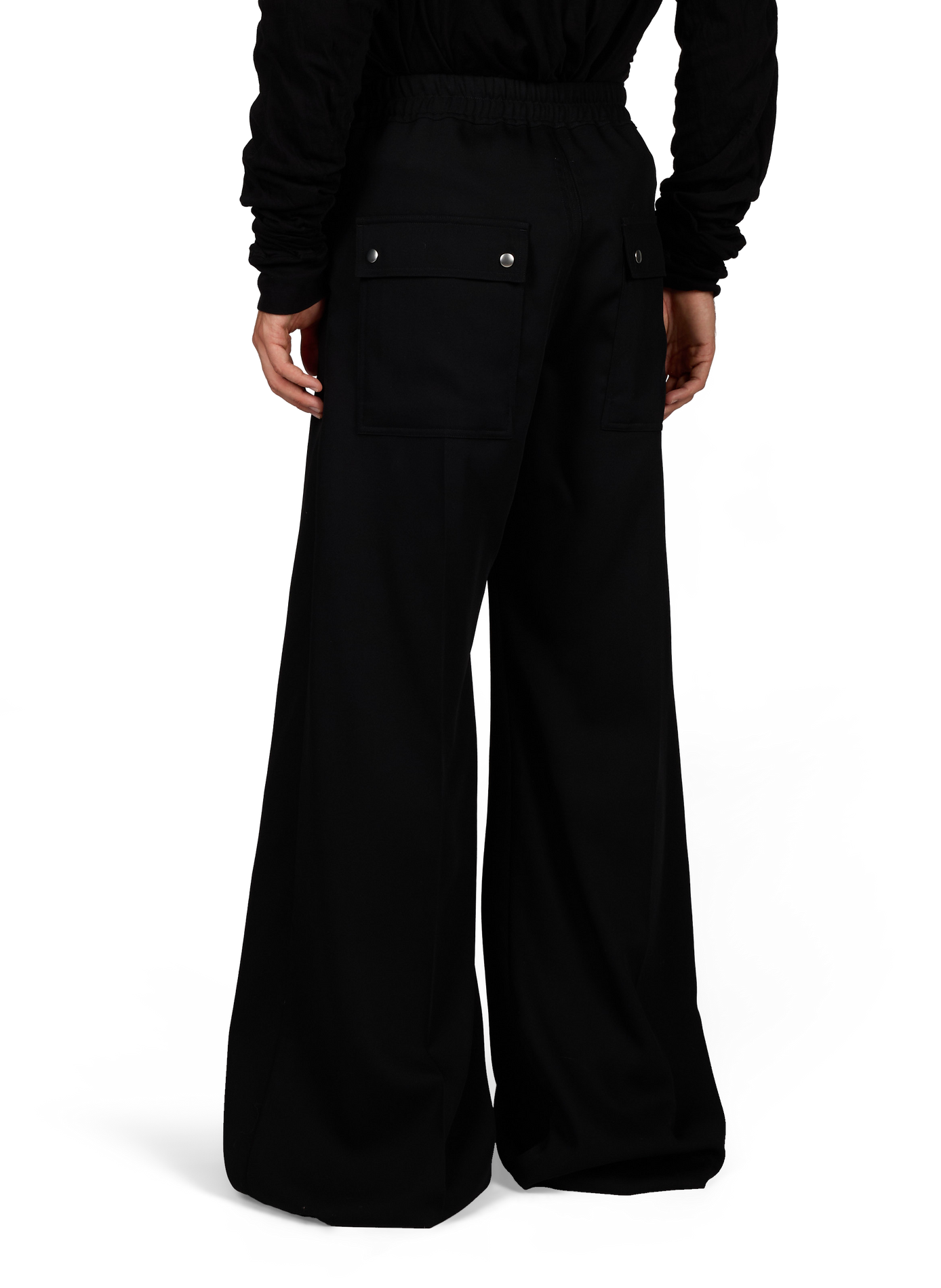 Pantalon large Bela en laine RICK OWENS Noir