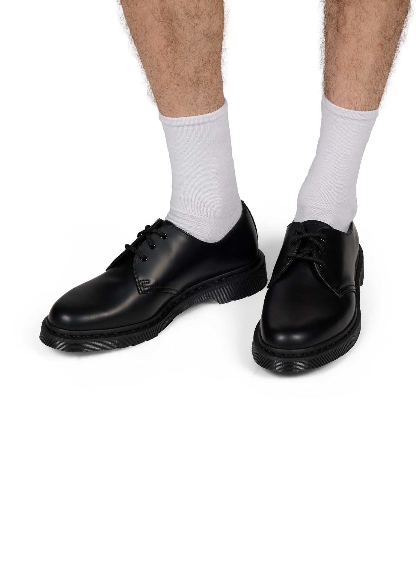 Derbies en cuir de vache DR. MARTENS Noir