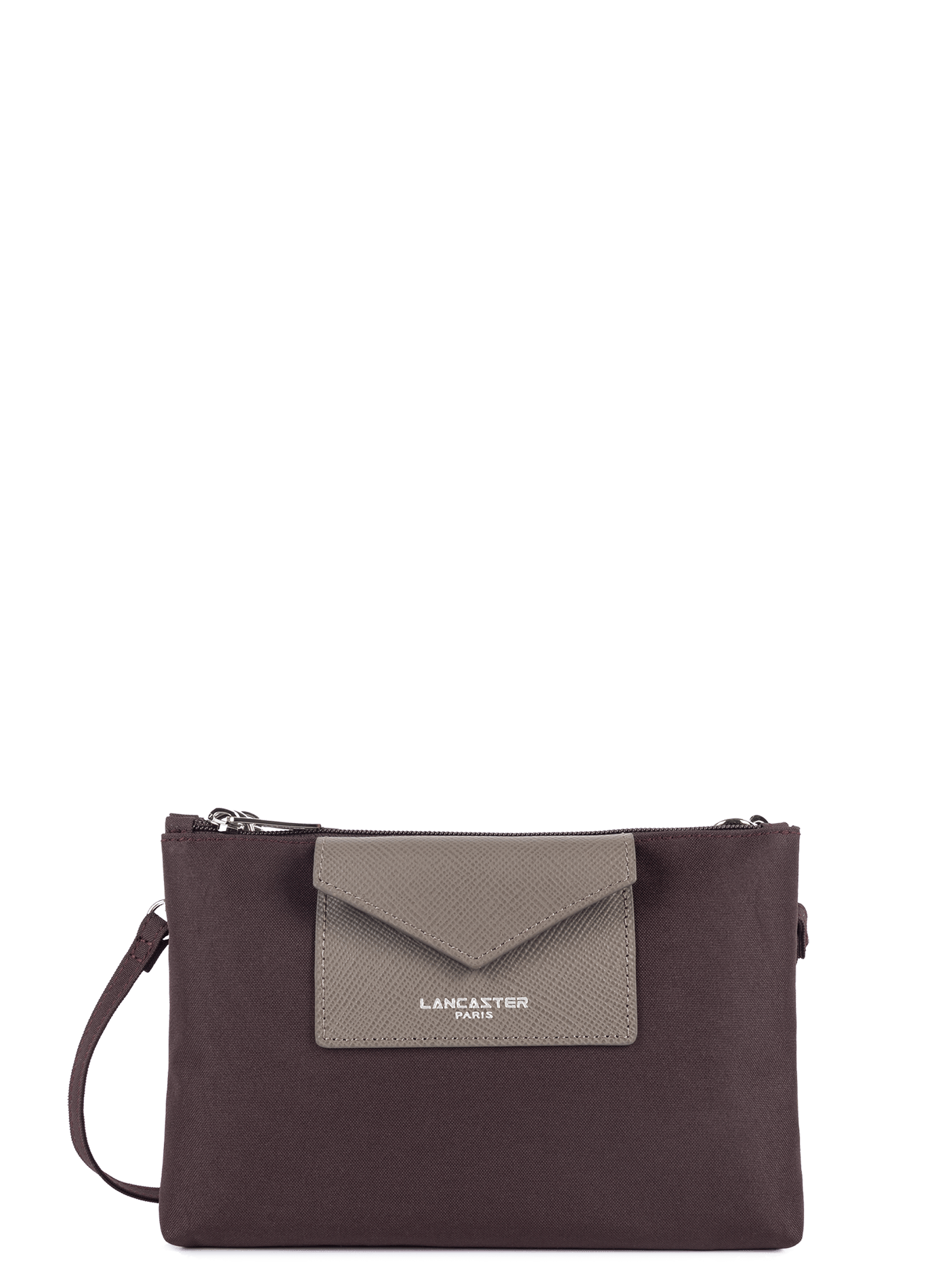 Double pochette - smart kba  Bordeaux - taupe