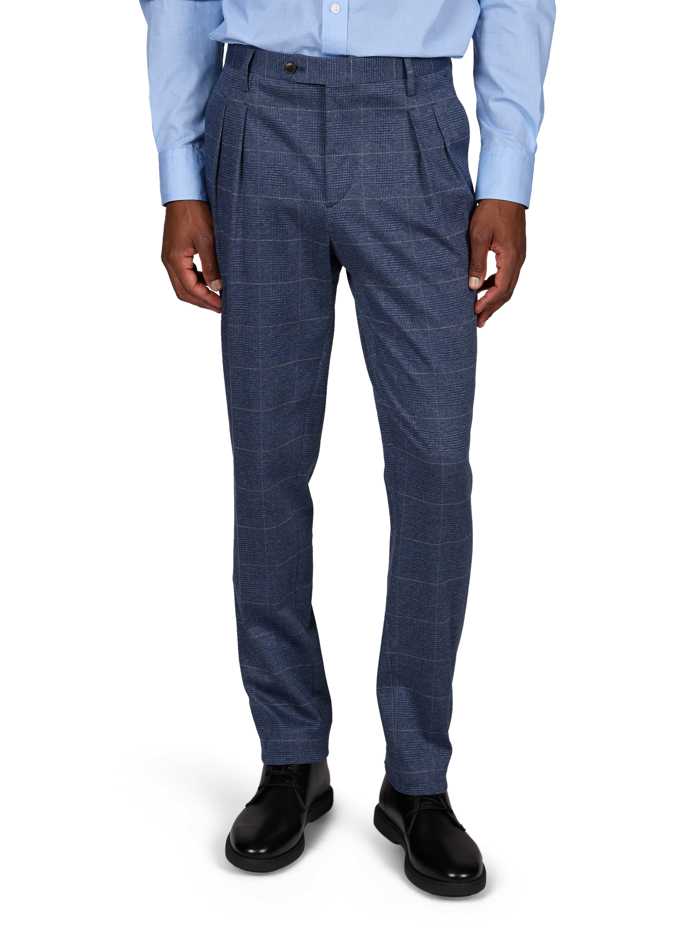 Slim-fit cotton trousers HACKETT Blue
