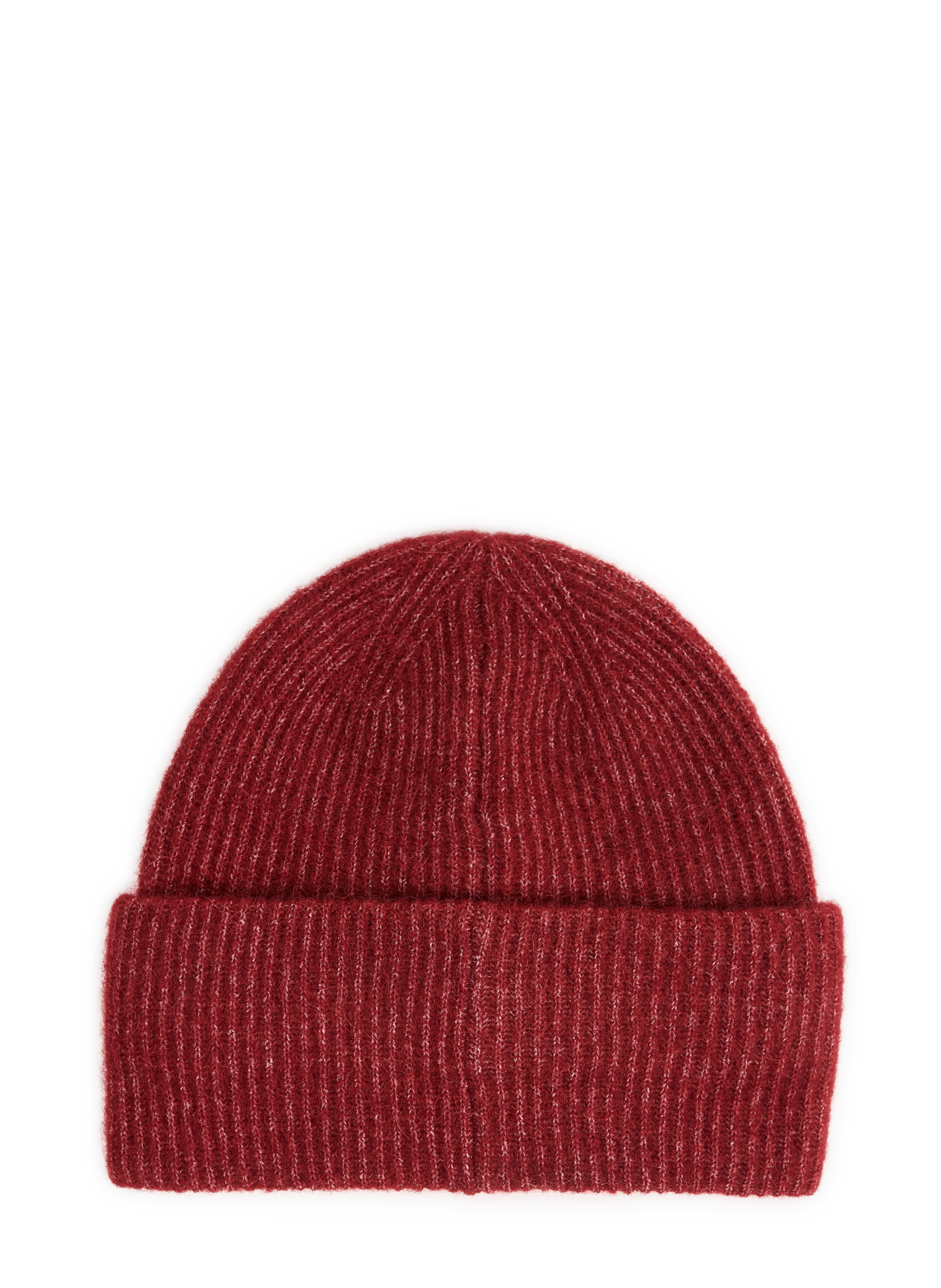 Effen Nor Hat in gebreide stof SAMSOE SAMSOE Rood