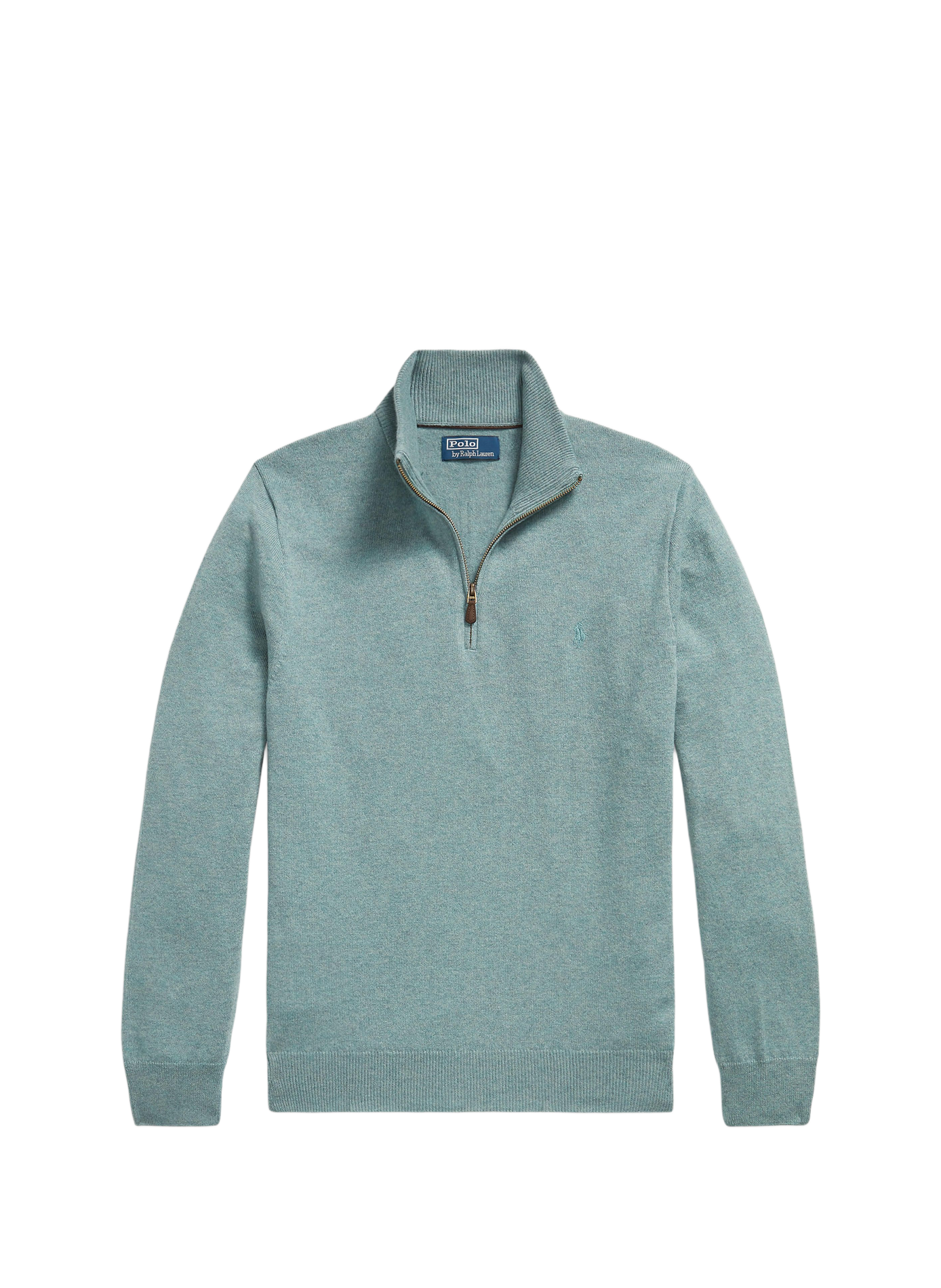 Wool zip-neck jumper POLO RALPH LAUREN Blue