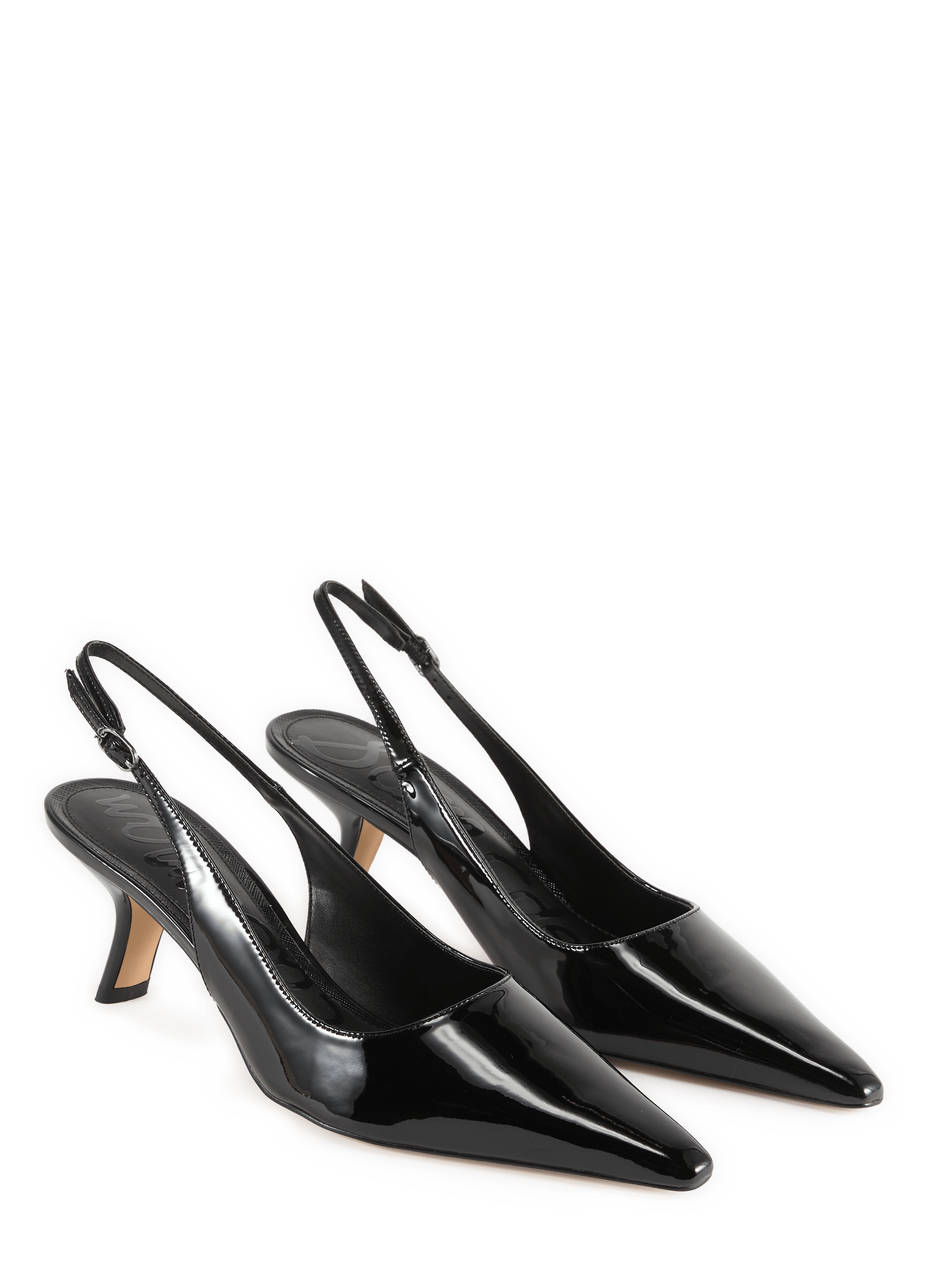 Slingback Bianka in lakleer SAM EDELMAN Zwart