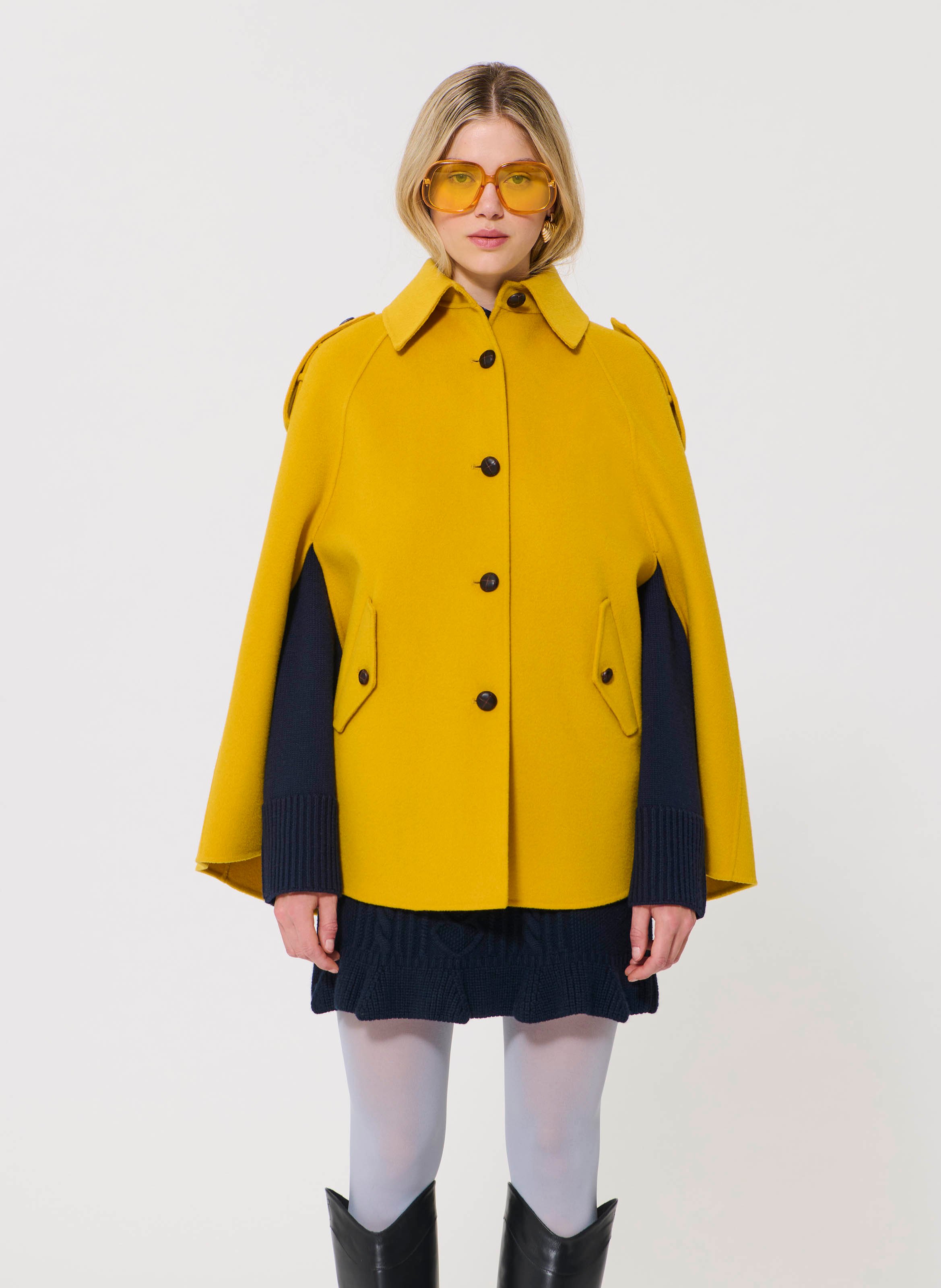 Manteau majorelle TARA JARMON Jaune