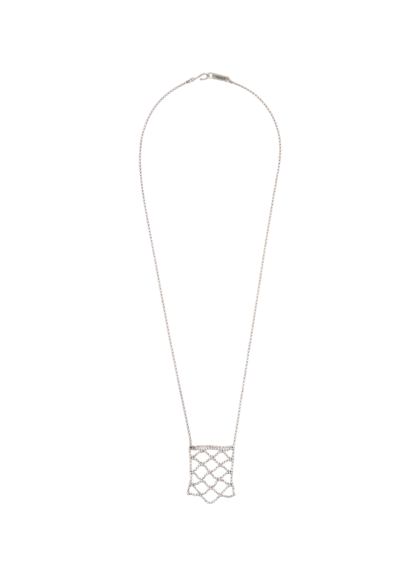 Thalia long necklace with openwork pendant ISABEL MARANT Transparent