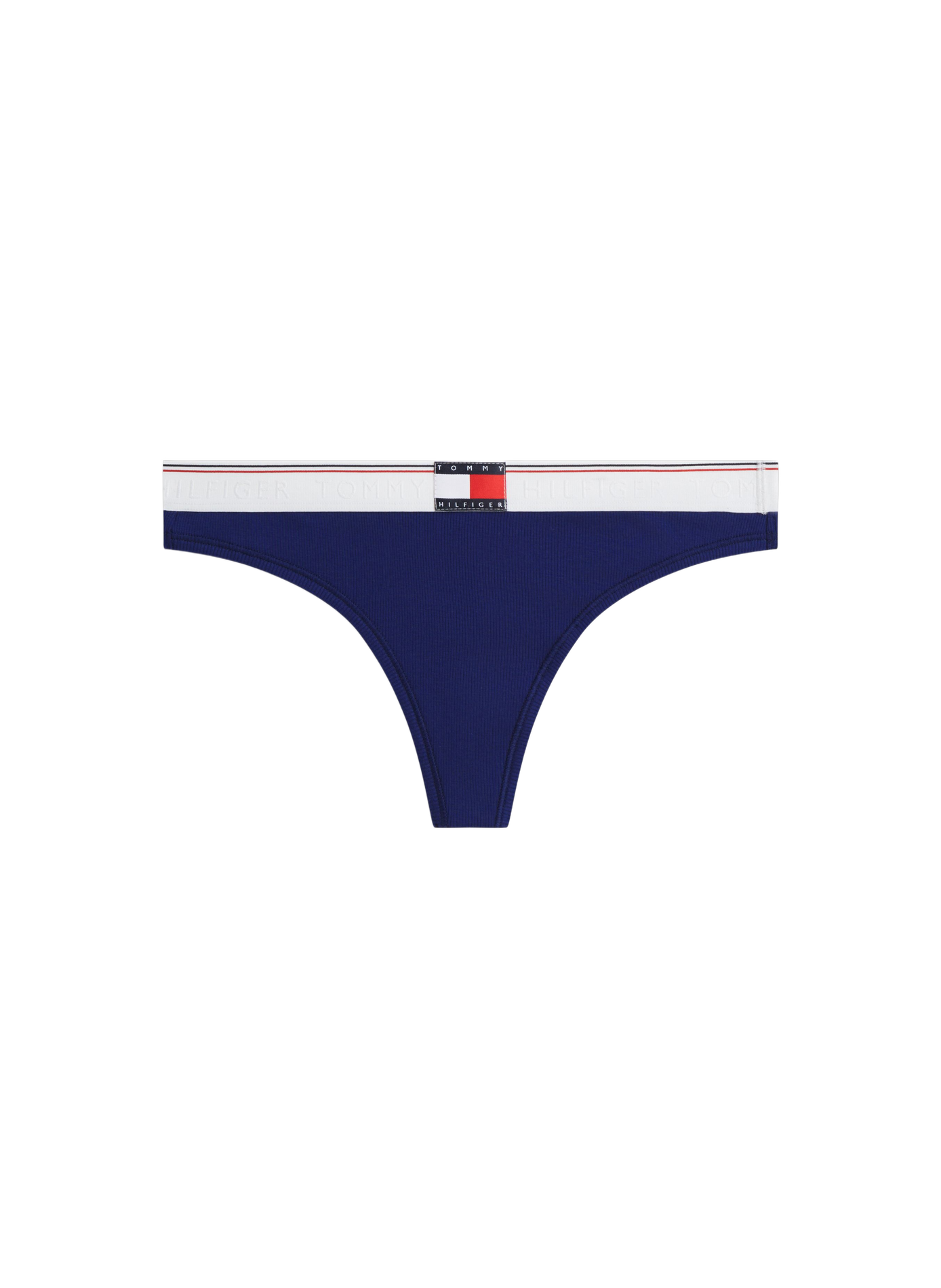 String élastique uni TOMMY HILFIGER Bleu