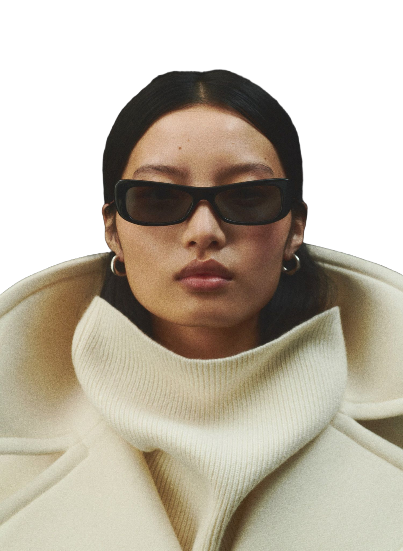 Les lunettes de soleil Capri JACQUEMUS Schwarz