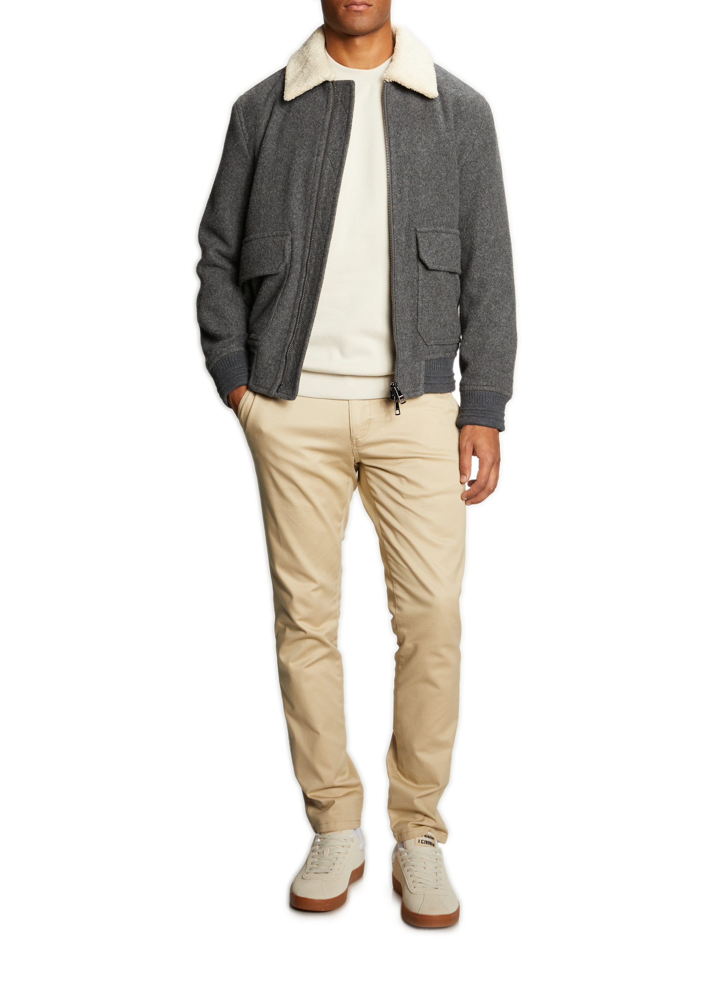 Baumwoll-Sweatshirt TOMMY HILFIGER Beige