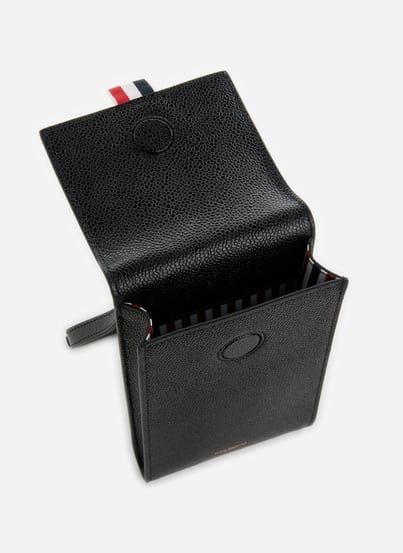 Support de téléphone en cuir THOM BROWNE Support de téléphone en cuir THOM BROWNE