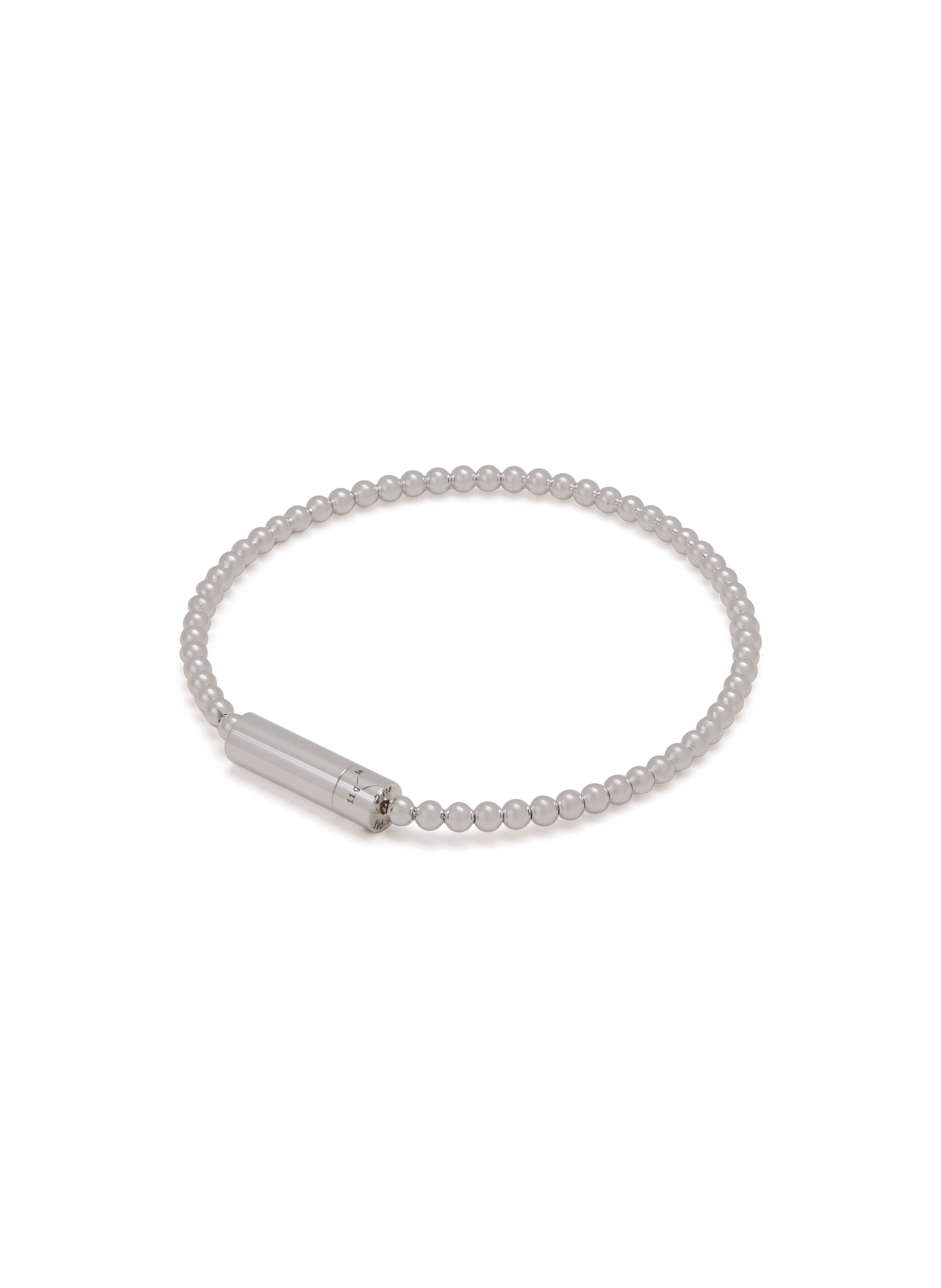 Armband kralen 11g van gepolijst zilver LE GRAMME Zilver