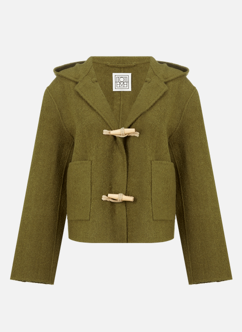 Wool jacket GreenTOTEME 