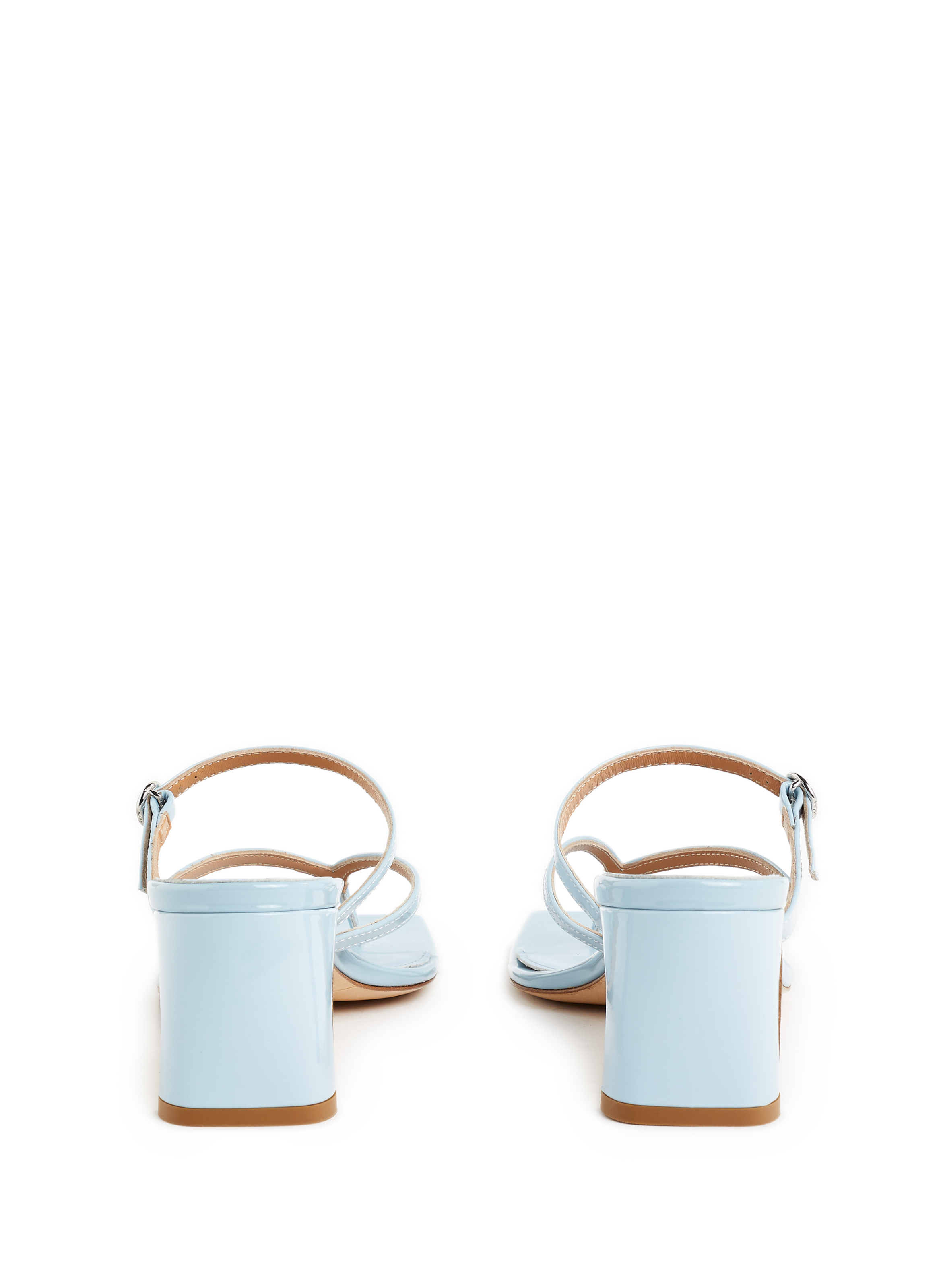 Giselle leather heeled sandals AEYDE Blue