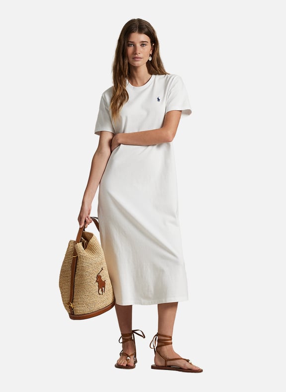 Cotton maxi dress White by POLO RALPH LAUREN POLO RALPH LAUREN Cotton maxi dress White