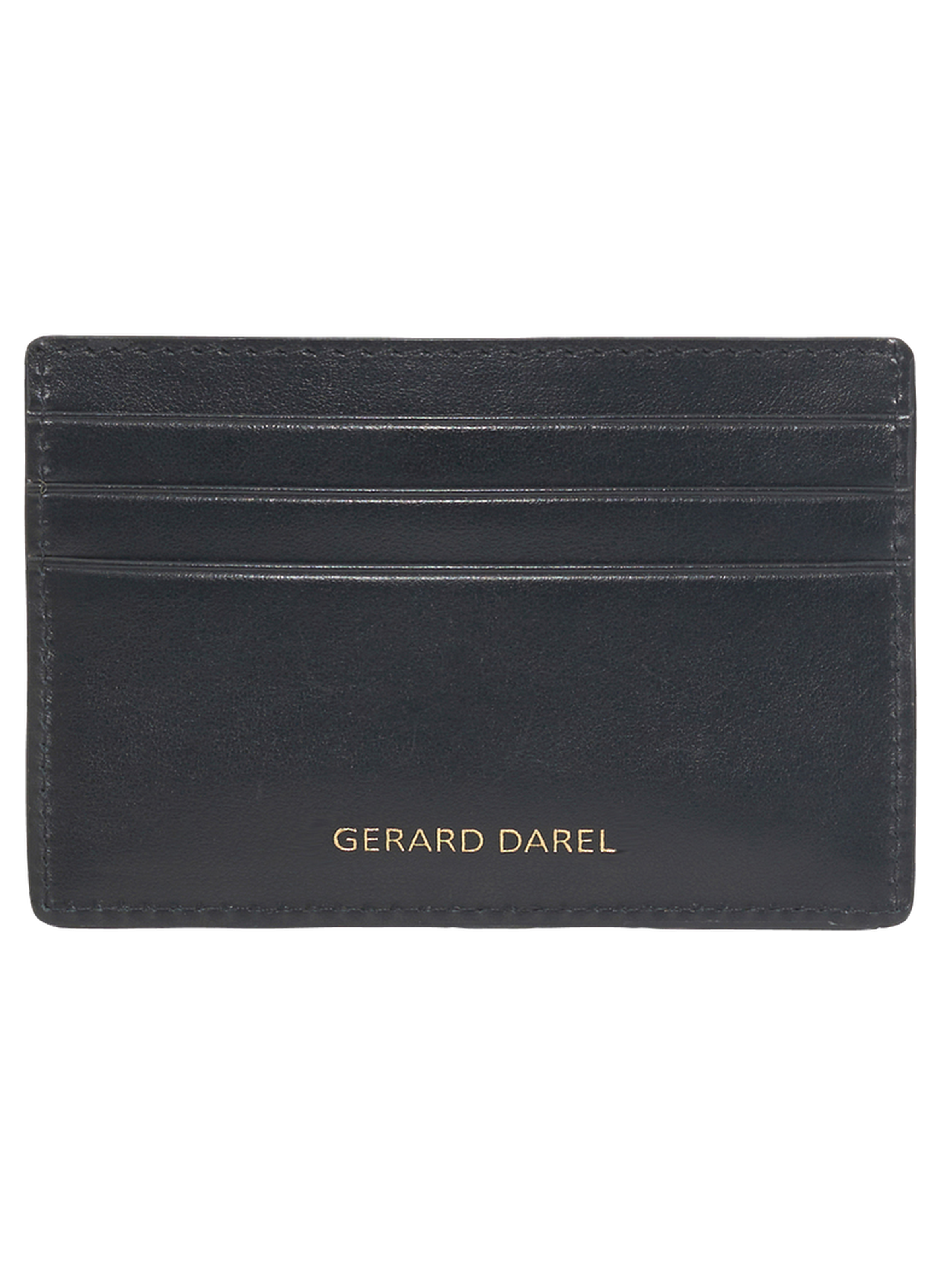 Porte carte en cuir - cardholder GERARD DAREL Noir
