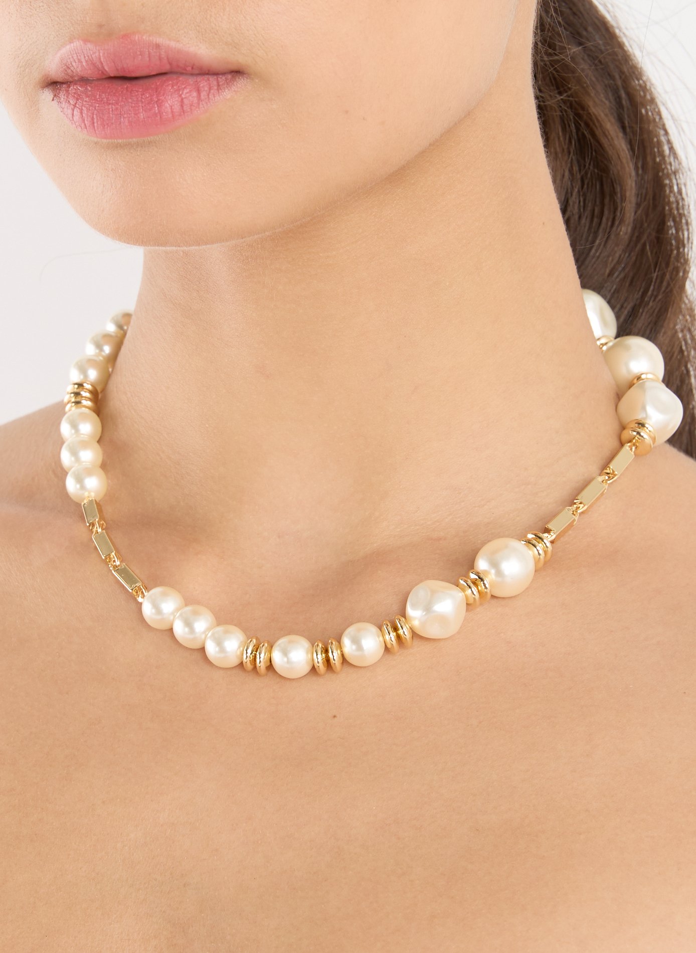 Collier à perles  AU PRINTEMPS PARIS Argent