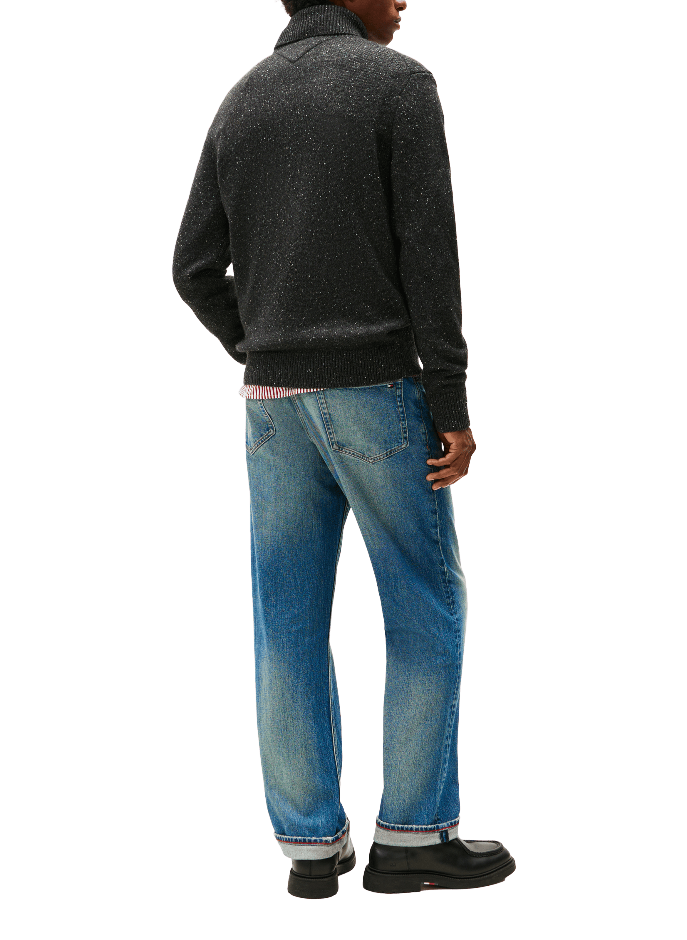 Wool blend turtleneck jumper TOMMY HILFIGER Grey