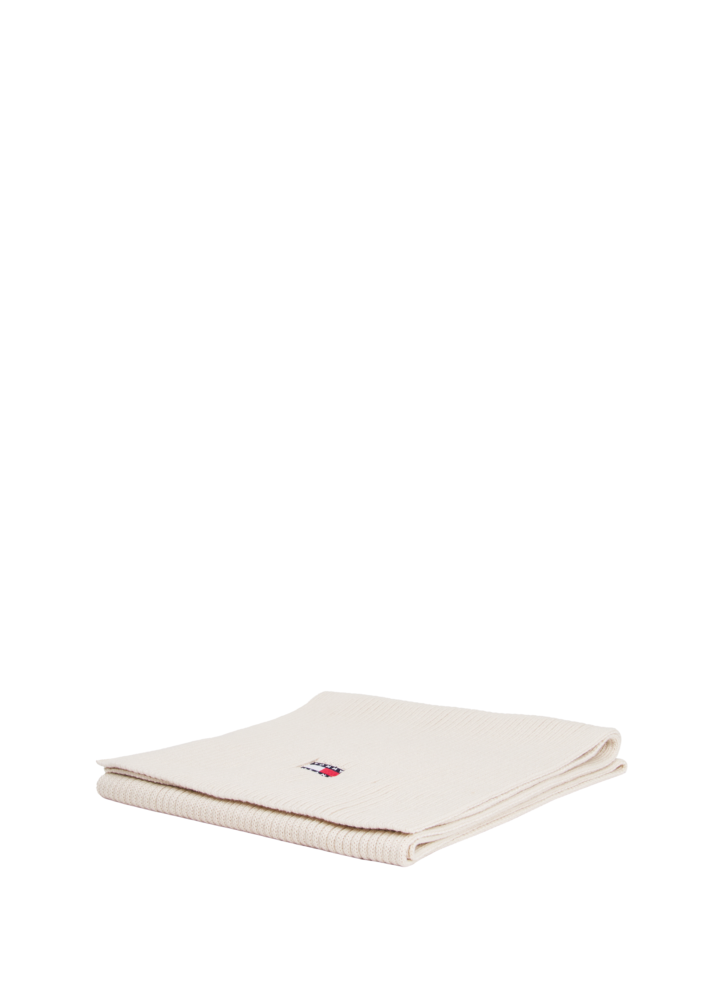 Cotton scarf TOMMY HILFIGER Beige