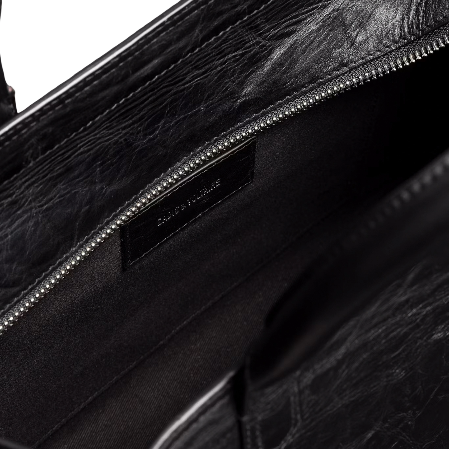 Sac à main en cuir angel ZADIG&VOLTAIRE Noir