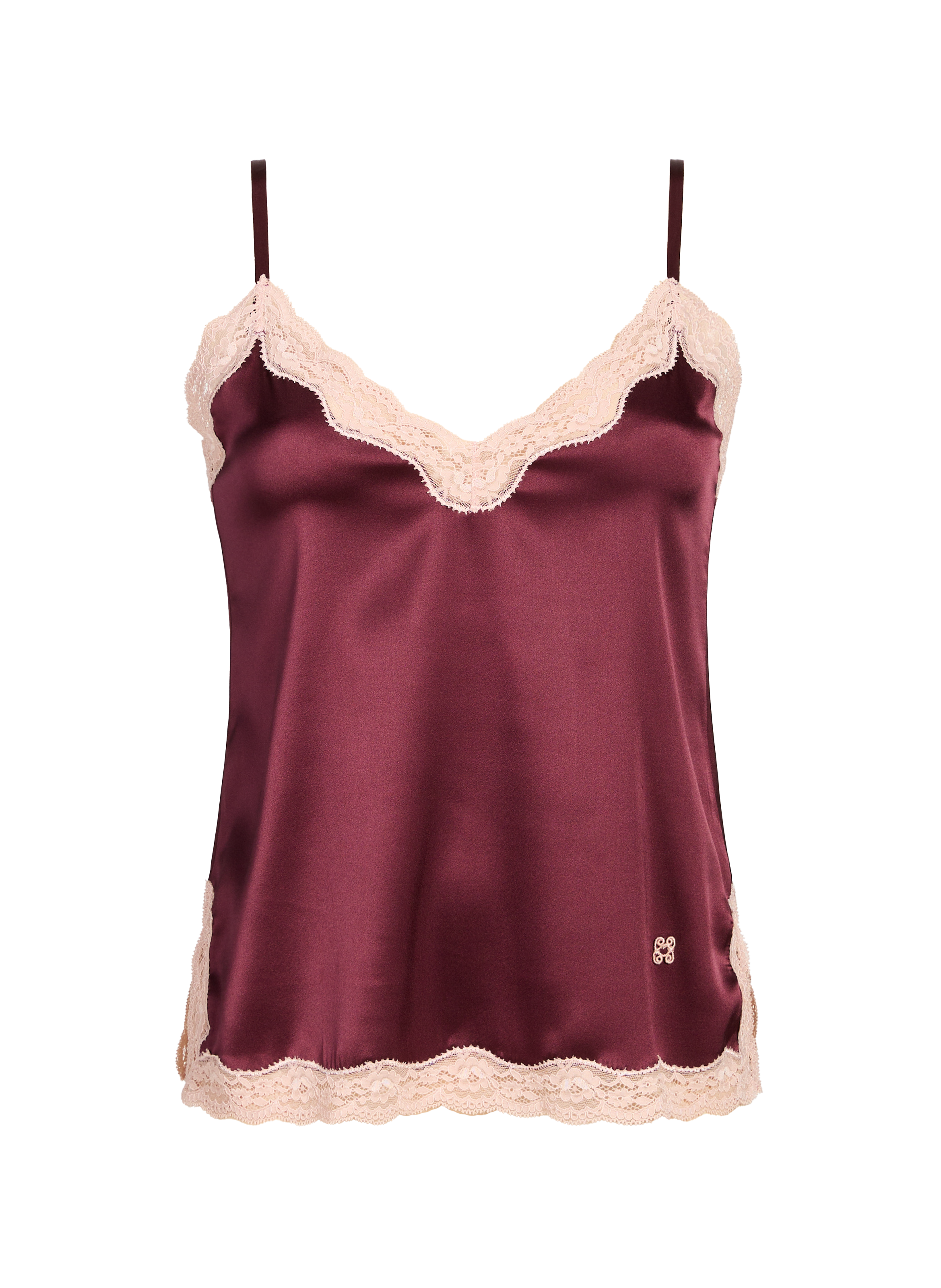 VANNINA VESPERINI Original Seidenmischung Camisole Rot