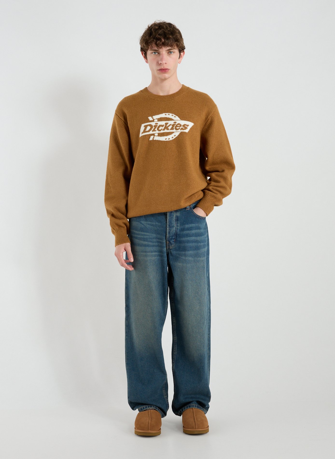 Straight cotton jeans DICKIES Blue