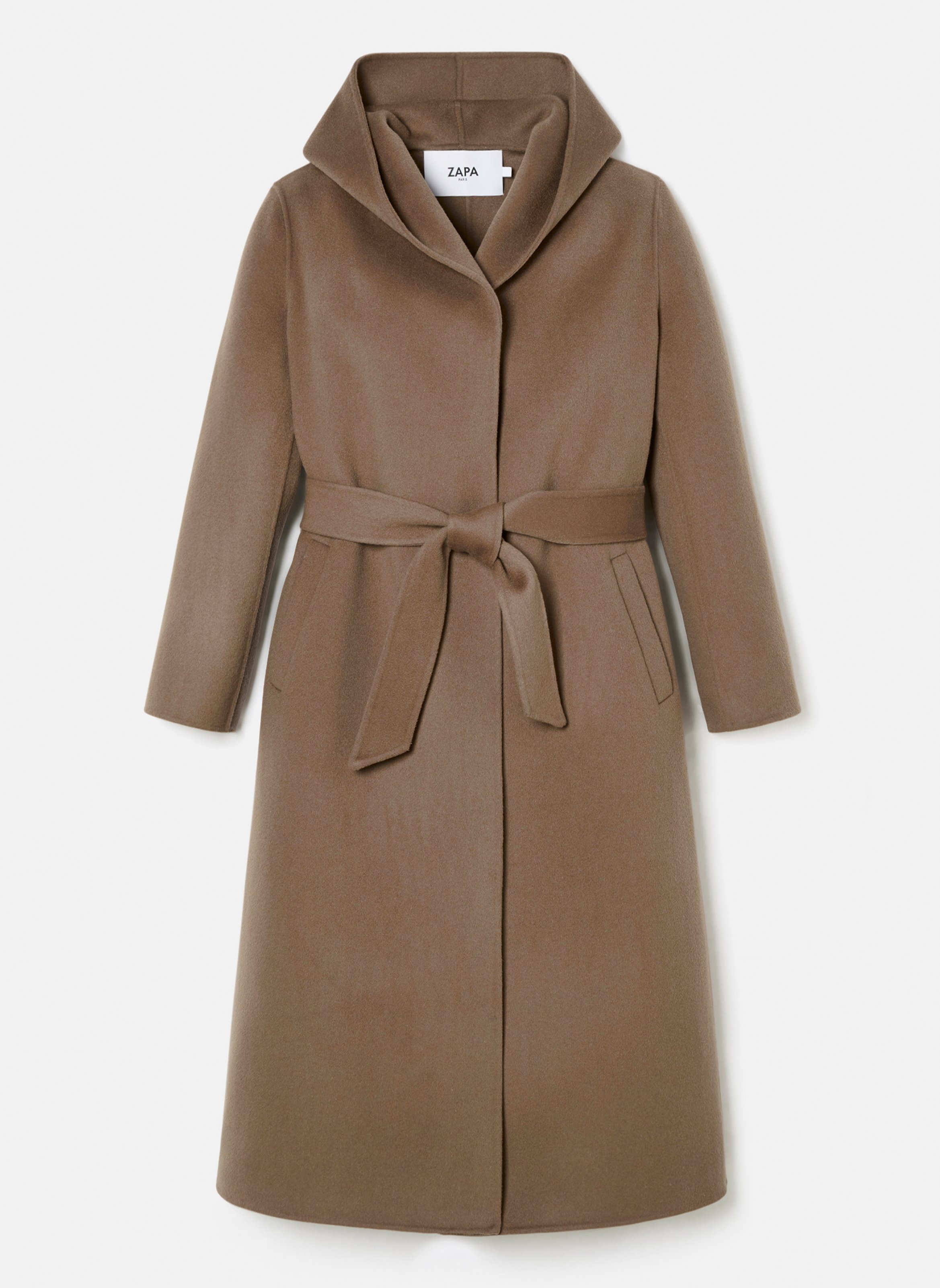 Manteau droit mystere ZAPA Marron