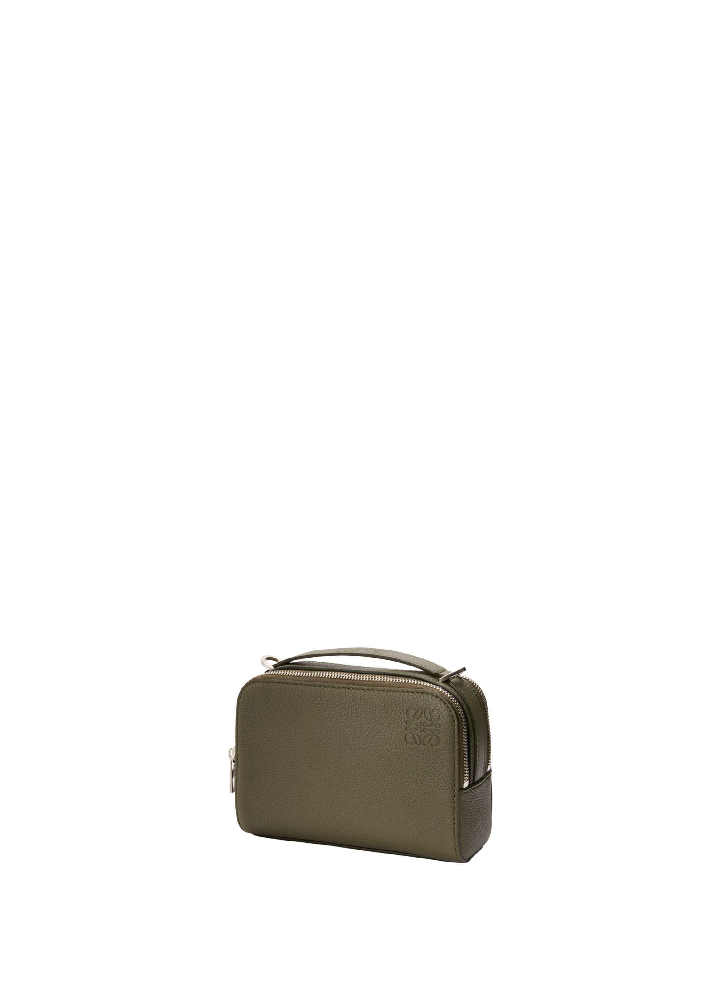 Soft grained calfskin Mini Camera Crossbody LOEWE Green