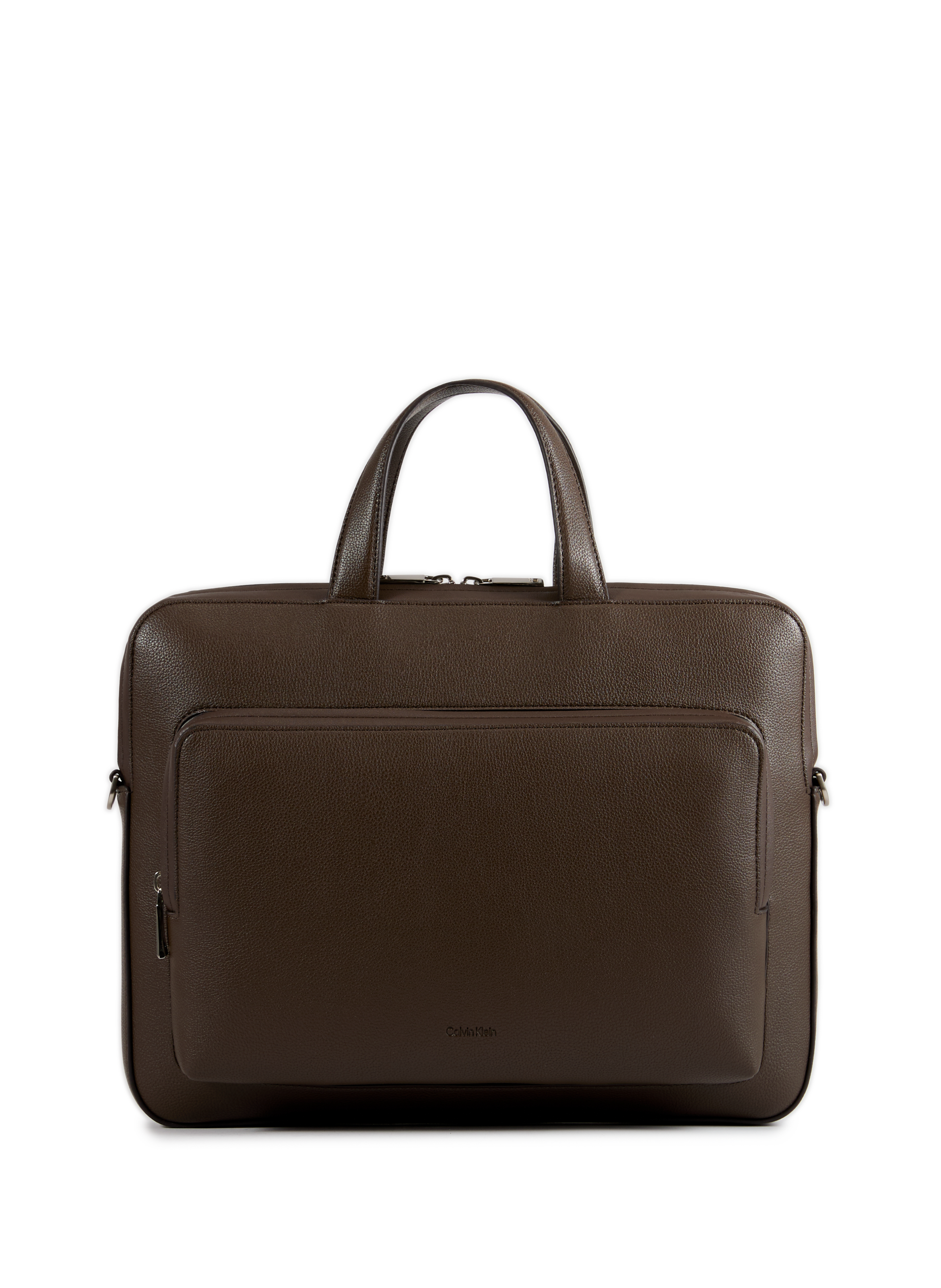 CALVIN KLEIN Porte-documents à bandoulière amovible Marron