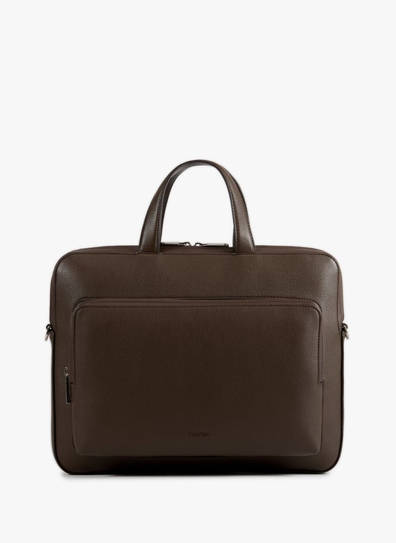Porte-documents à bandoulière amovible | Brown by CALVIN KLEIN Porte-documents à bandoulière amovible Brown