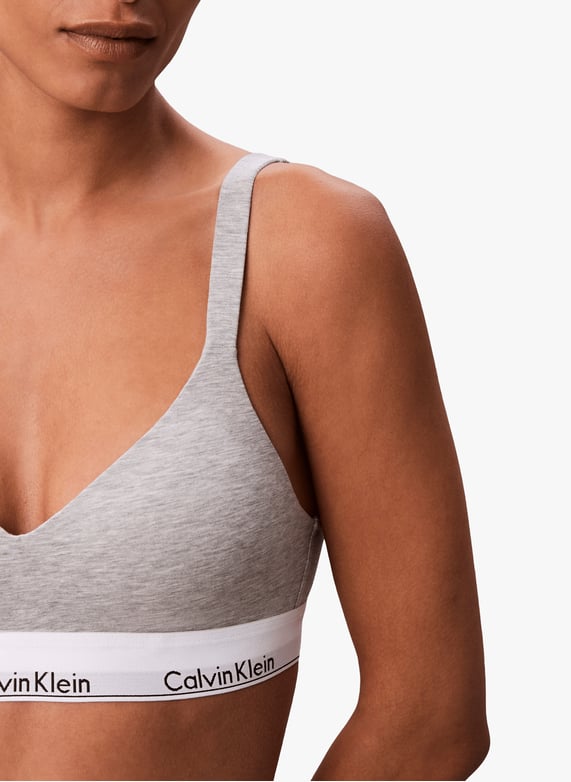 Brassière en coton mélangé | Gris by CALVIN KLEIN Brassière en coton mélangé Gris