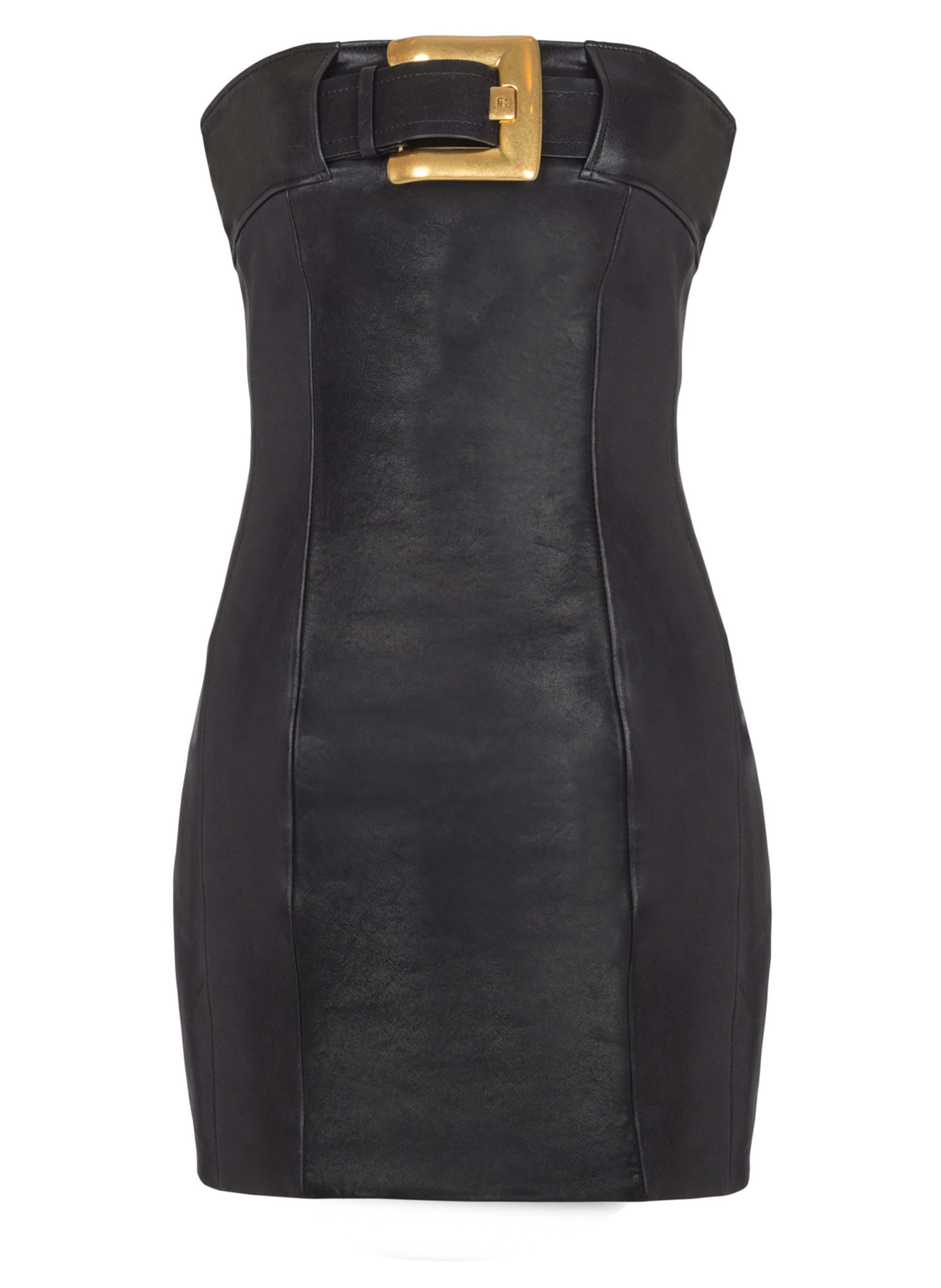 Robe bustier avec détail ceinture BALMAIN Noir