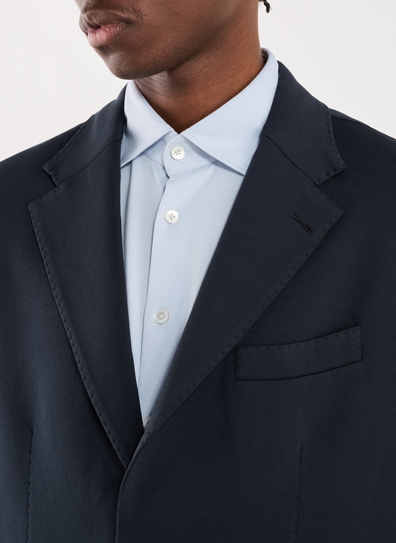 Veste de tailleur droite Adrian en coton mélangé STEFAN BRANDT Bleu