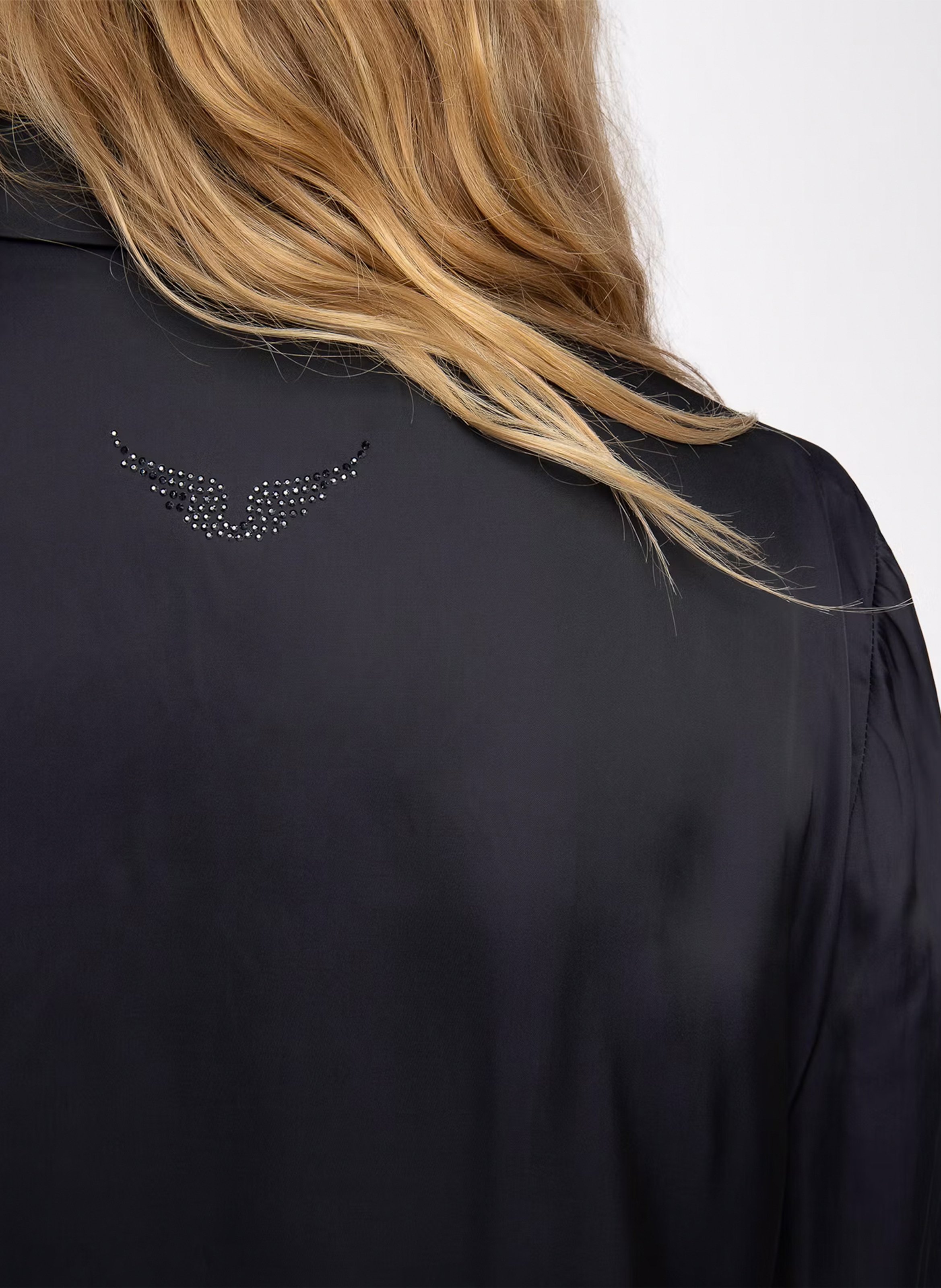 Chemise droite satinée thely ZADIG&VOLTAIRE Noir