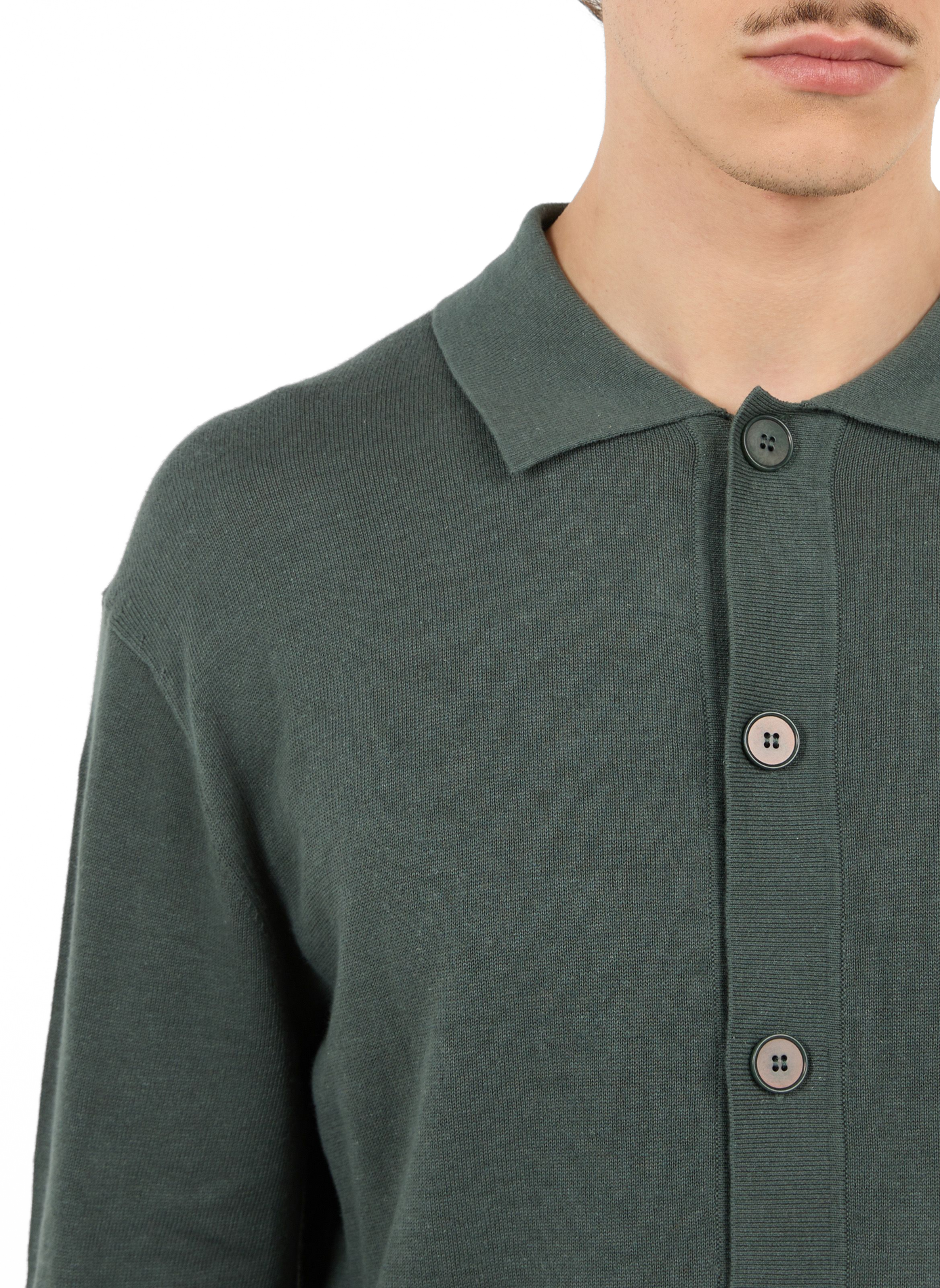 Cardigan Holo en lin et coton SAISON 1865 Vert