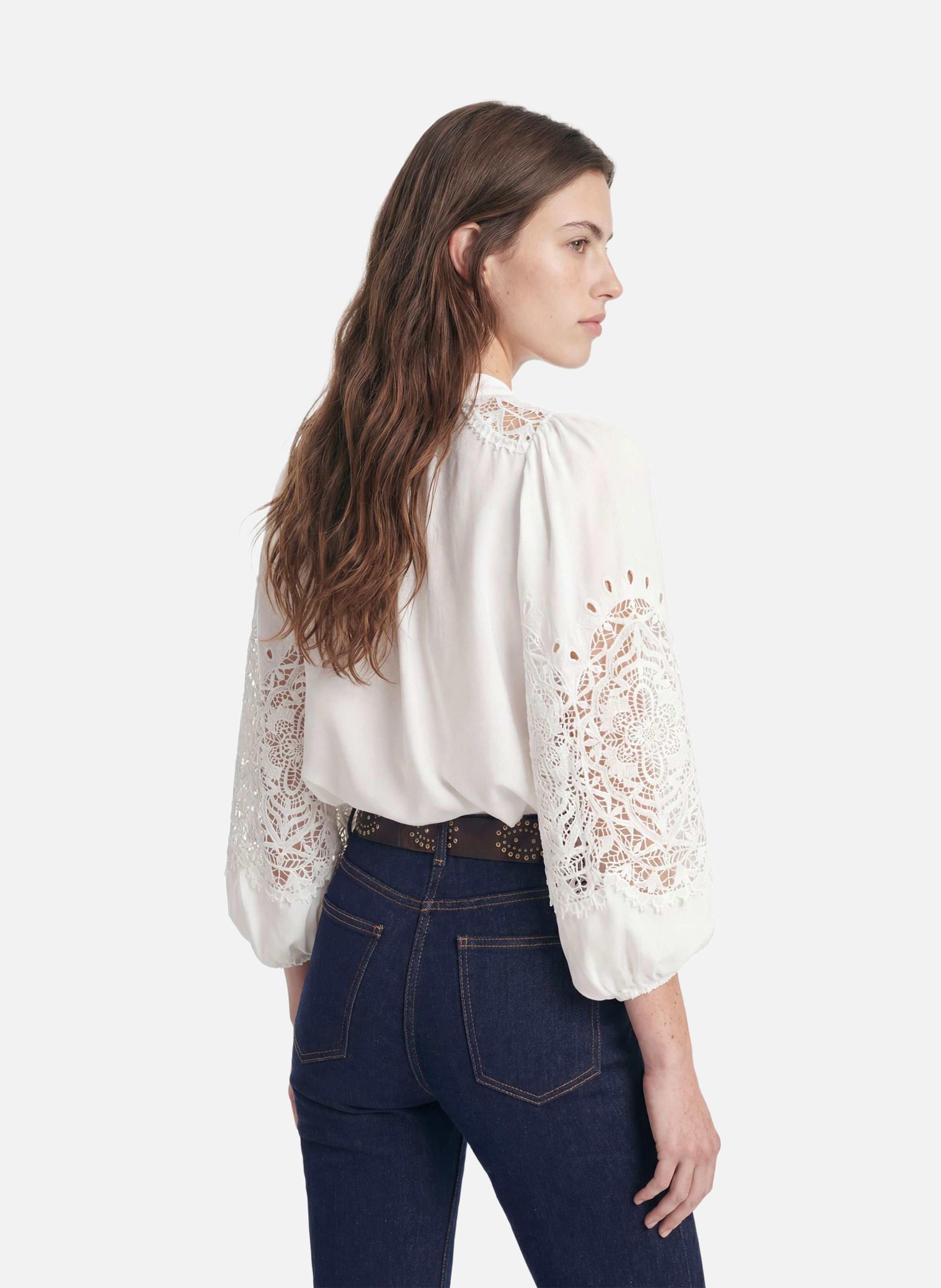 Blouse bell VANESSA BRUNO Blanc